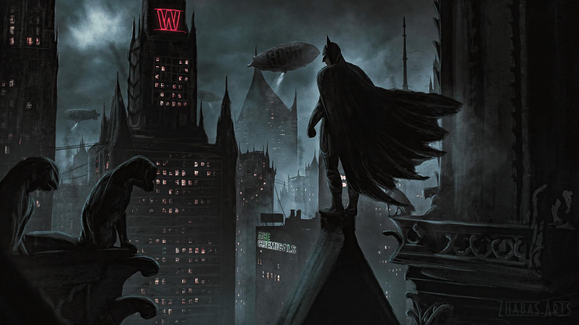1920x1080 DC Superhero Batman Art Wallpaper, HD Superheroes 4K Wallpaper, Image, Photo and Background