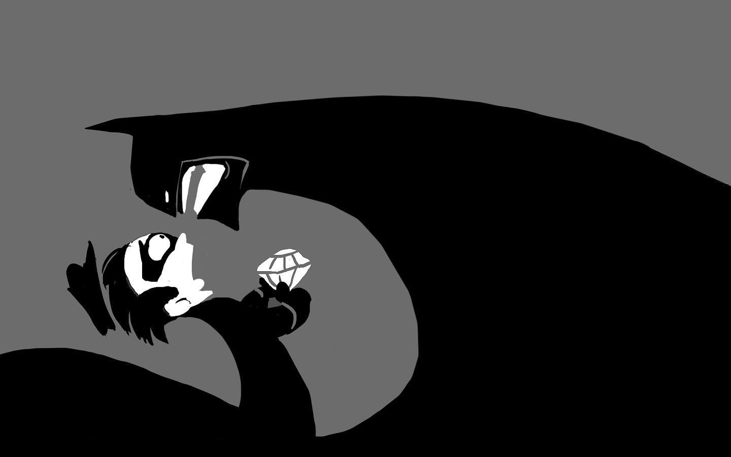 1440x900 Batman and Burglar Illustration wallpaper. Batman and Burglar Illustration