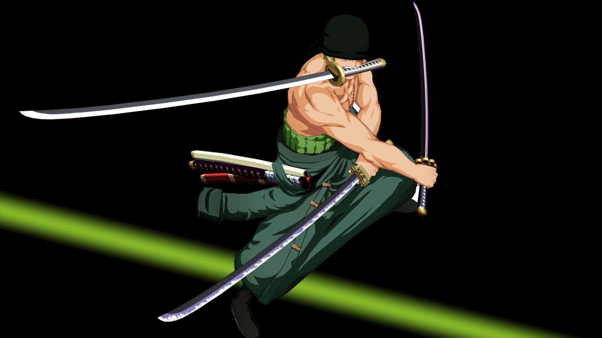 1920x1080 Desktop Wallpaper Roronoa Zoro, Katana, Anime Boy, HD Image, Picture, Background, 7f740b