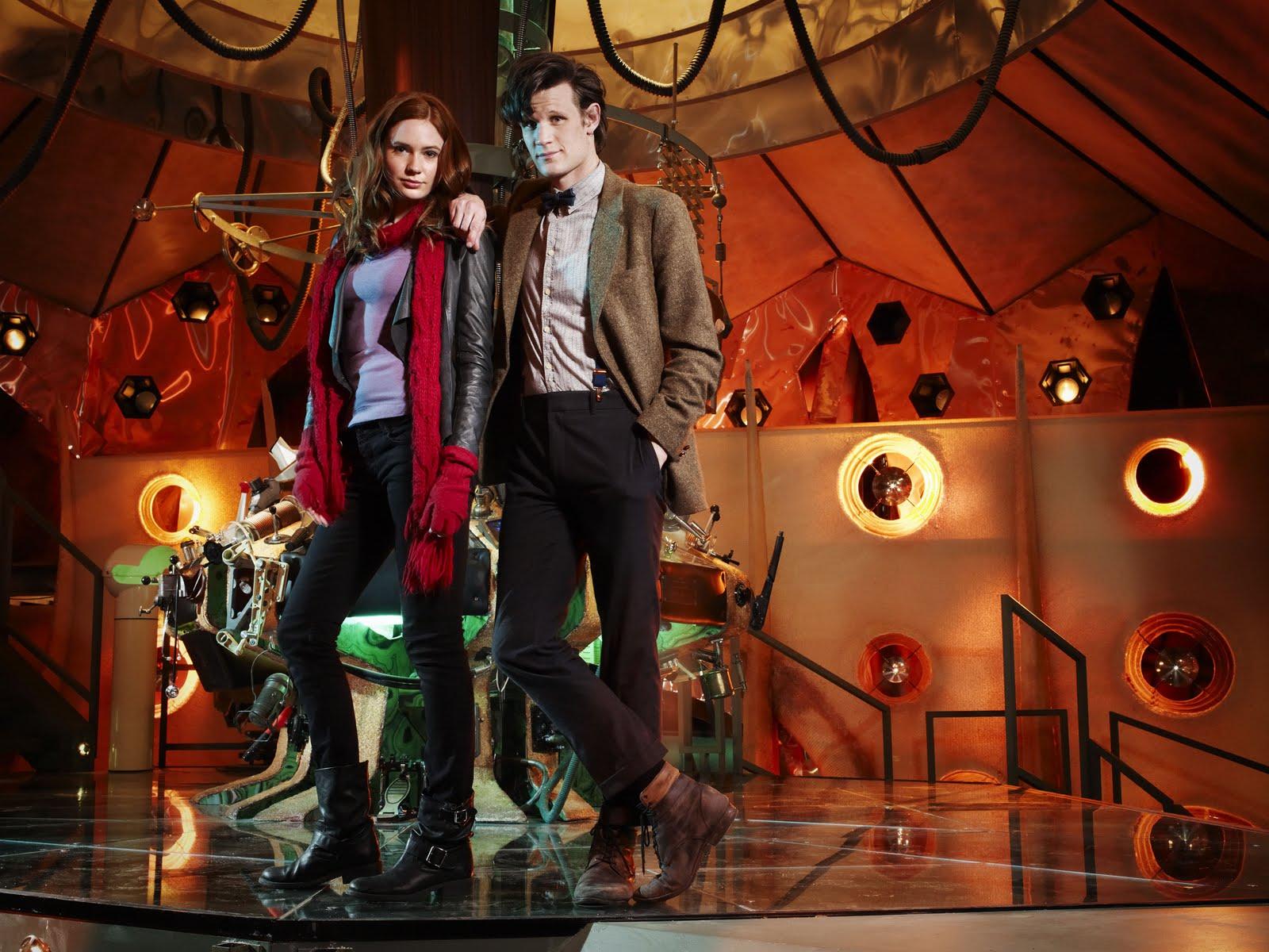 1600x1200 Matt and Karen Doctor Who Wallpaper Gillan and Matt Smith Wallpaper