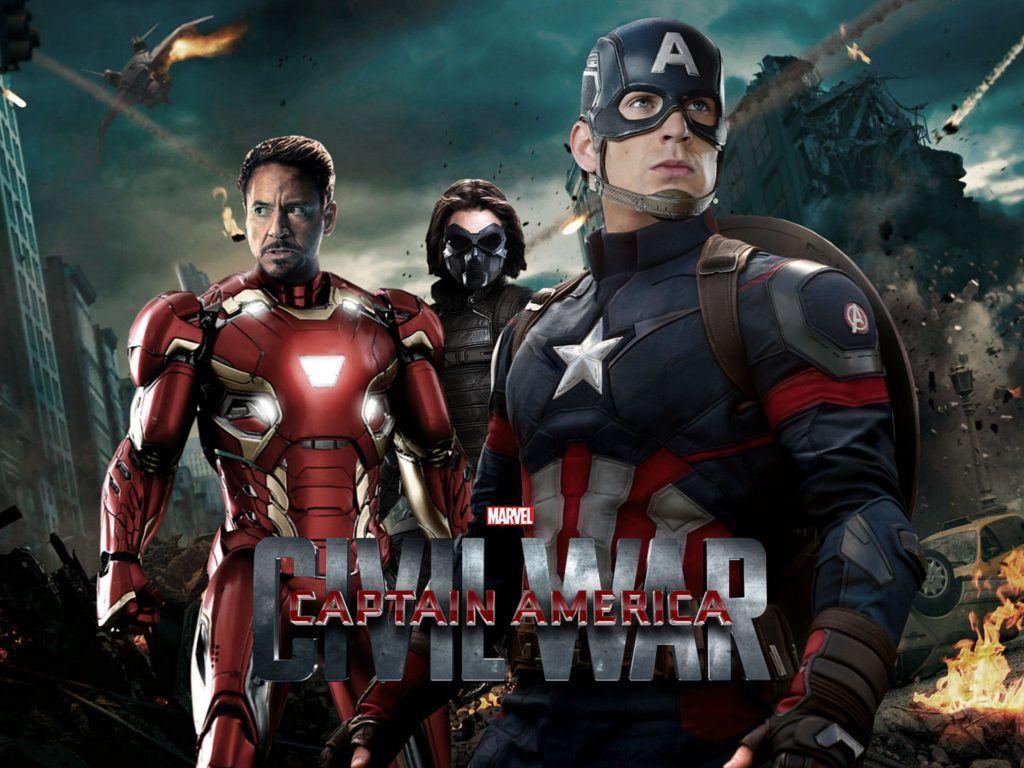 1024x768 Captain America And Iron Man Civil War Ultra HD 4k Resolution