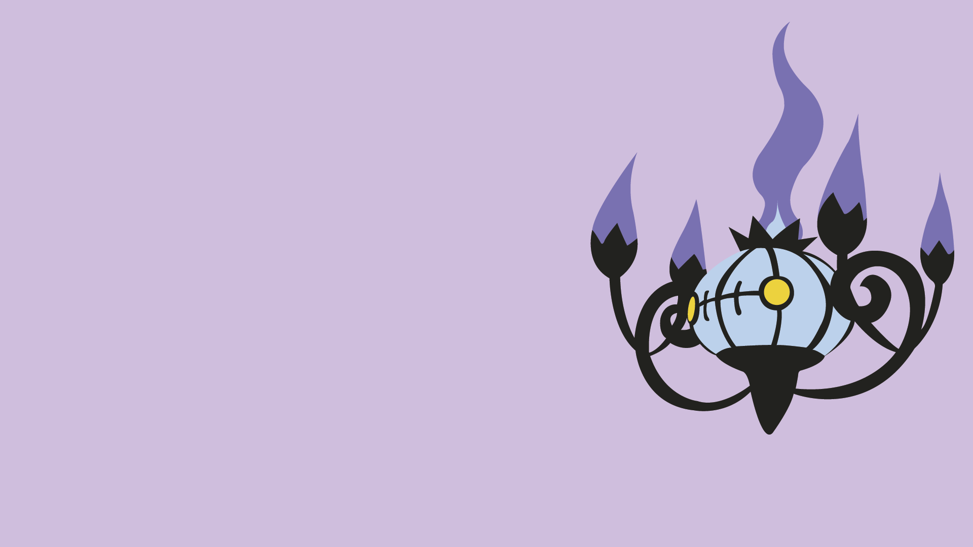 1920x1080 Chandelure HD Wallpaper