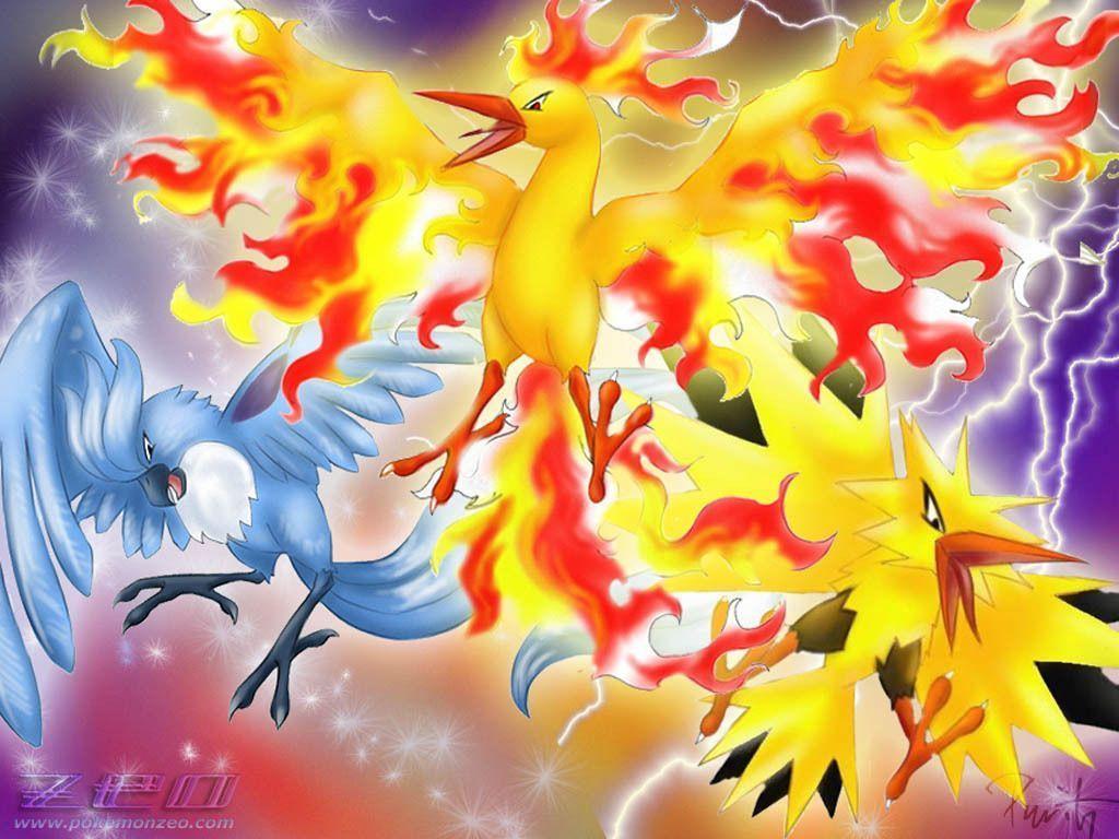 1024x768 Legendary Pokemon Wallpaper