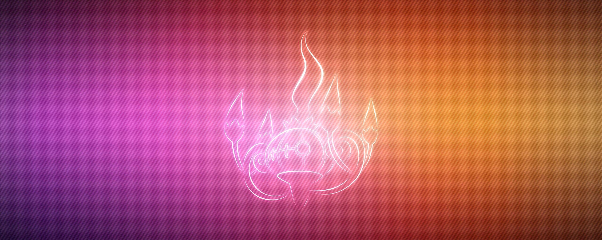2560x1024 Download wallpaper 2560x1024 pokemon, animal, cartoon, chandelure ultrawide monitor HD background