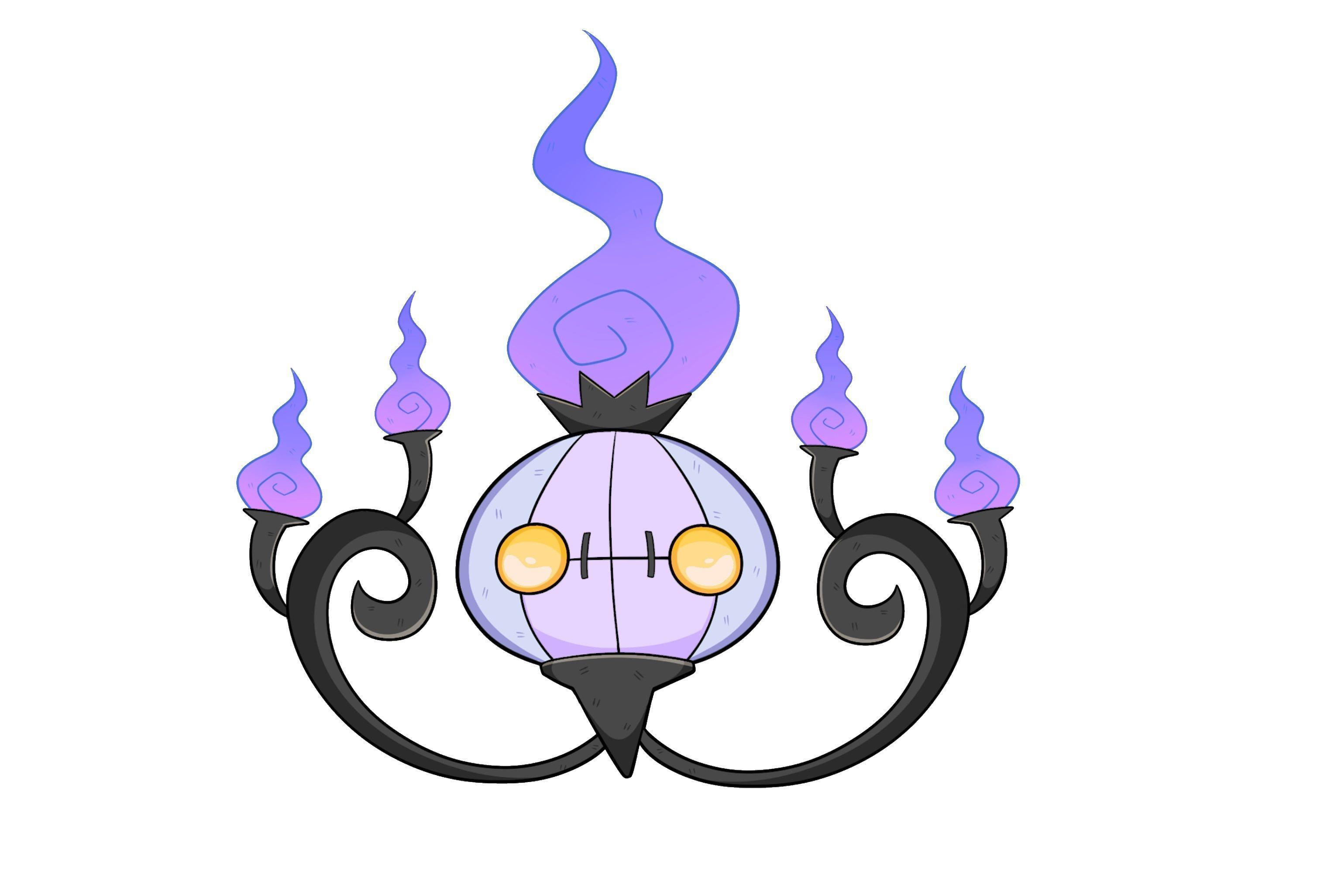 3072x2052 Chandelure Desktop Wallpaper