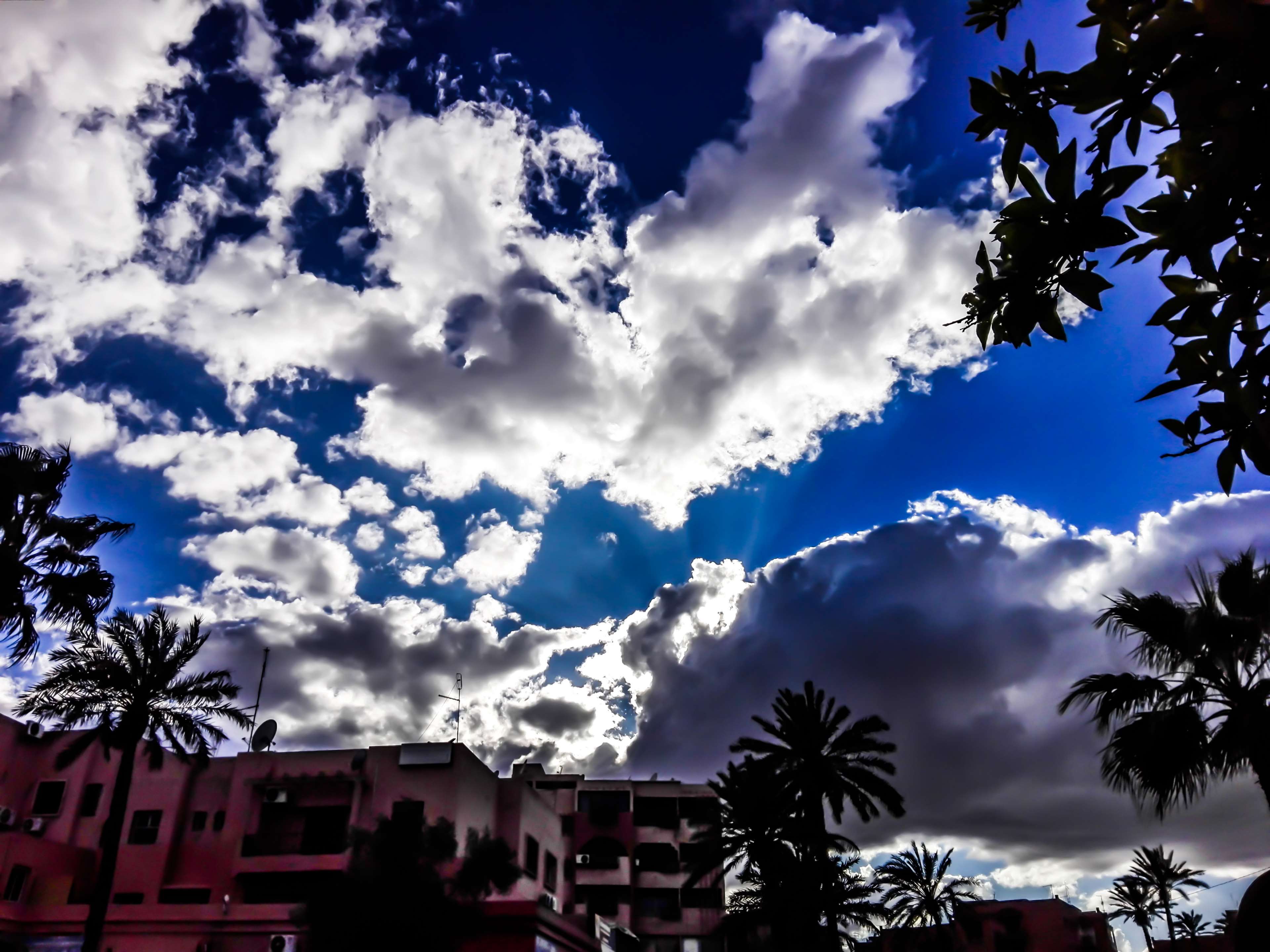 3840x2880 africa, beautiful, blue sky, clear sky, cloud, clouds, cloudscape, colorful houses, desktop wallpaper, free wallpaper, HD wallpaper, marrakech, morocco, rachid, satelite, smartphone, winter 4k Gallery HD Wallpaper