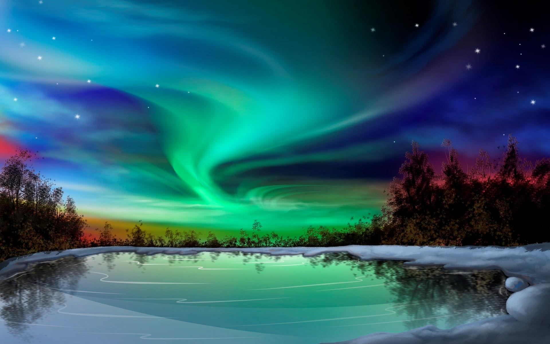 1920x1200 free wallpaper and screensavers for aurora borealis Gallery HD Wallpaper