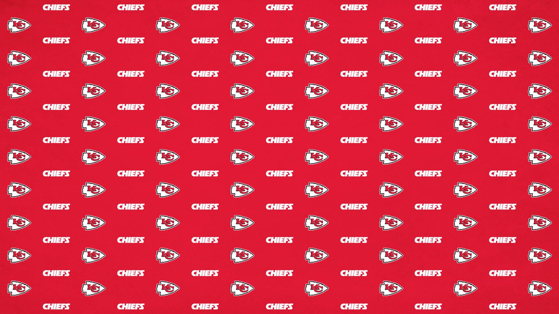 1920x1080 Download Kansas City Chiefs Logo Pattern Wallpaper
