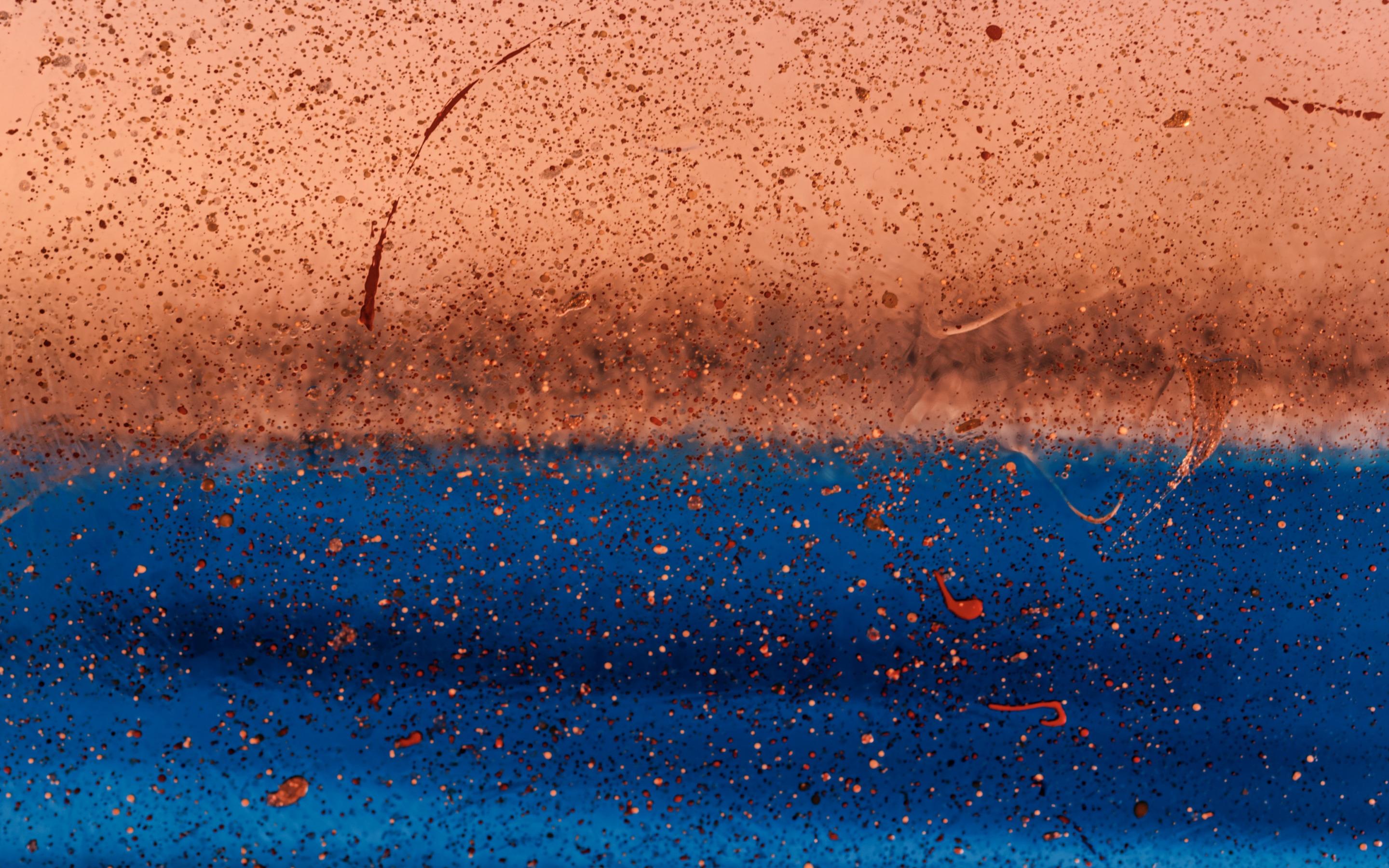 2880x1800 Download Wallpaper Blue Bronze Grunge Texture, Bronze Paint Splashes, Grunge Background, Creative Texture, Grunge Texture For Desktop With Resolution 2880x1800. High Quality HD Picture Wallpaper