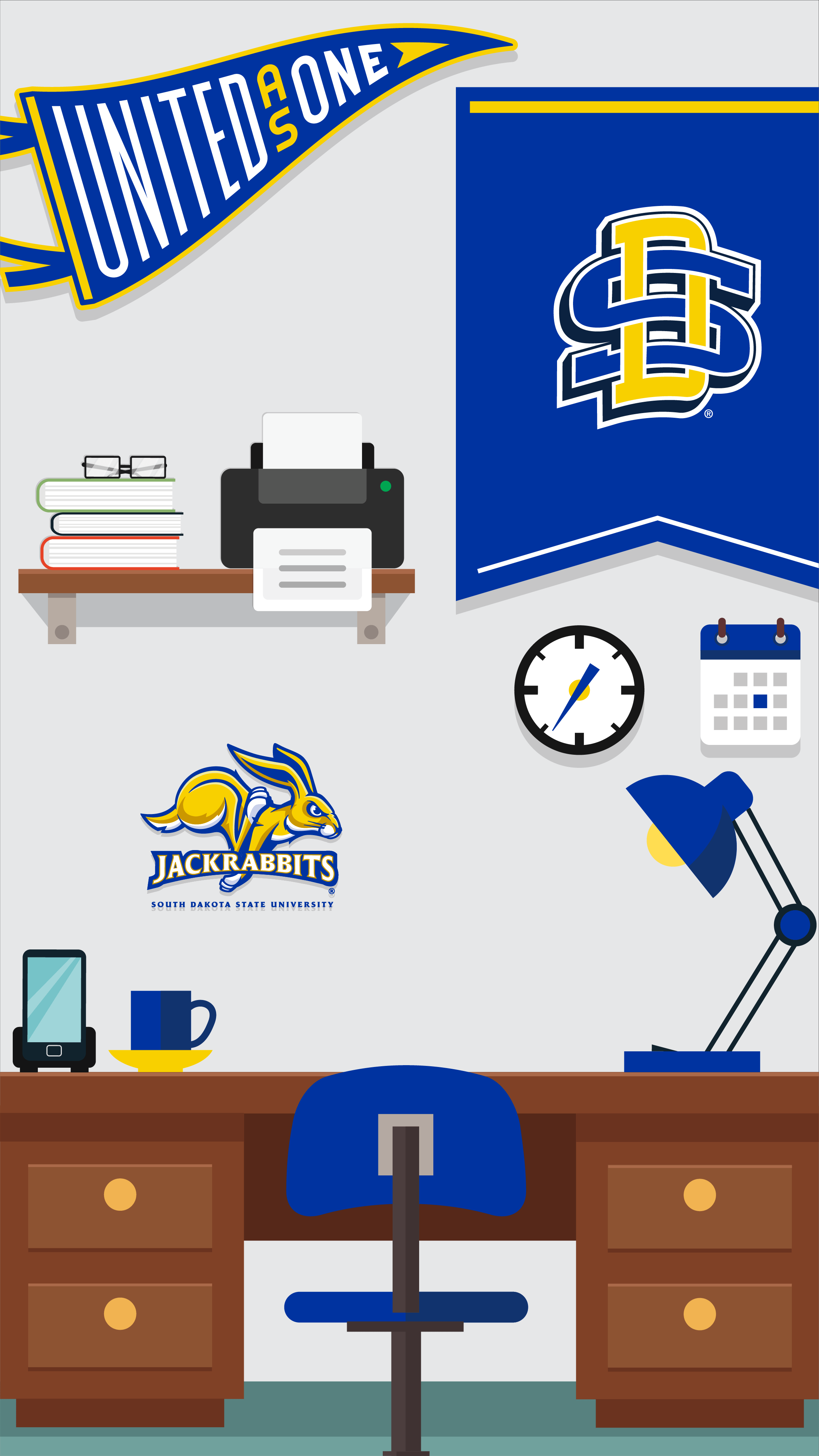 2251x4001 Zoom Background. South Dakota State University