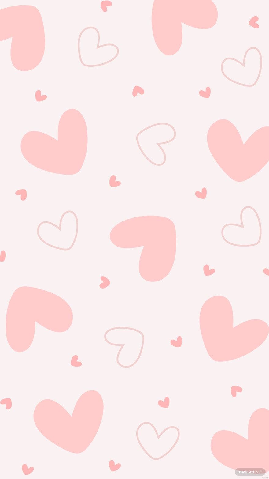 Pink Hearts Phone Wallpapers Top Free Pink Hearts Phone Backgrounds WallpaperAccess