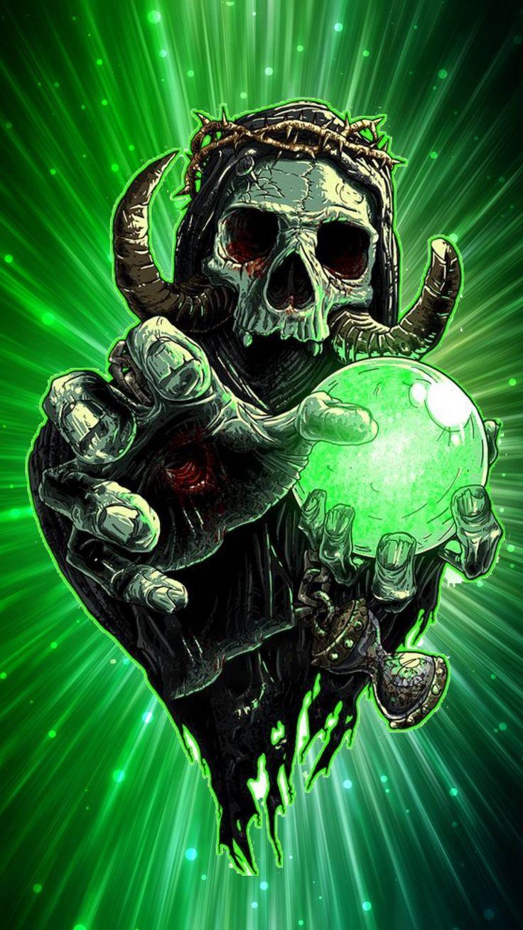 736x1308 wallpaper. Skull artwork, Dragon artwork fantasy, HD skull wallpaper