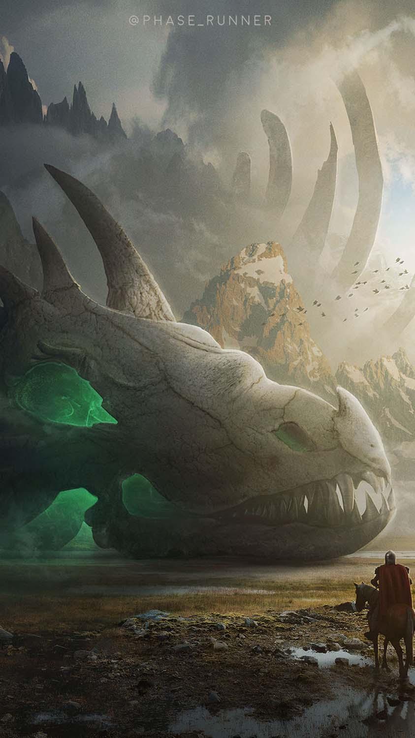 843x1500 Dragon Skull IPhone Wallpaper HD Wallpaper : iPhone Wallpaper