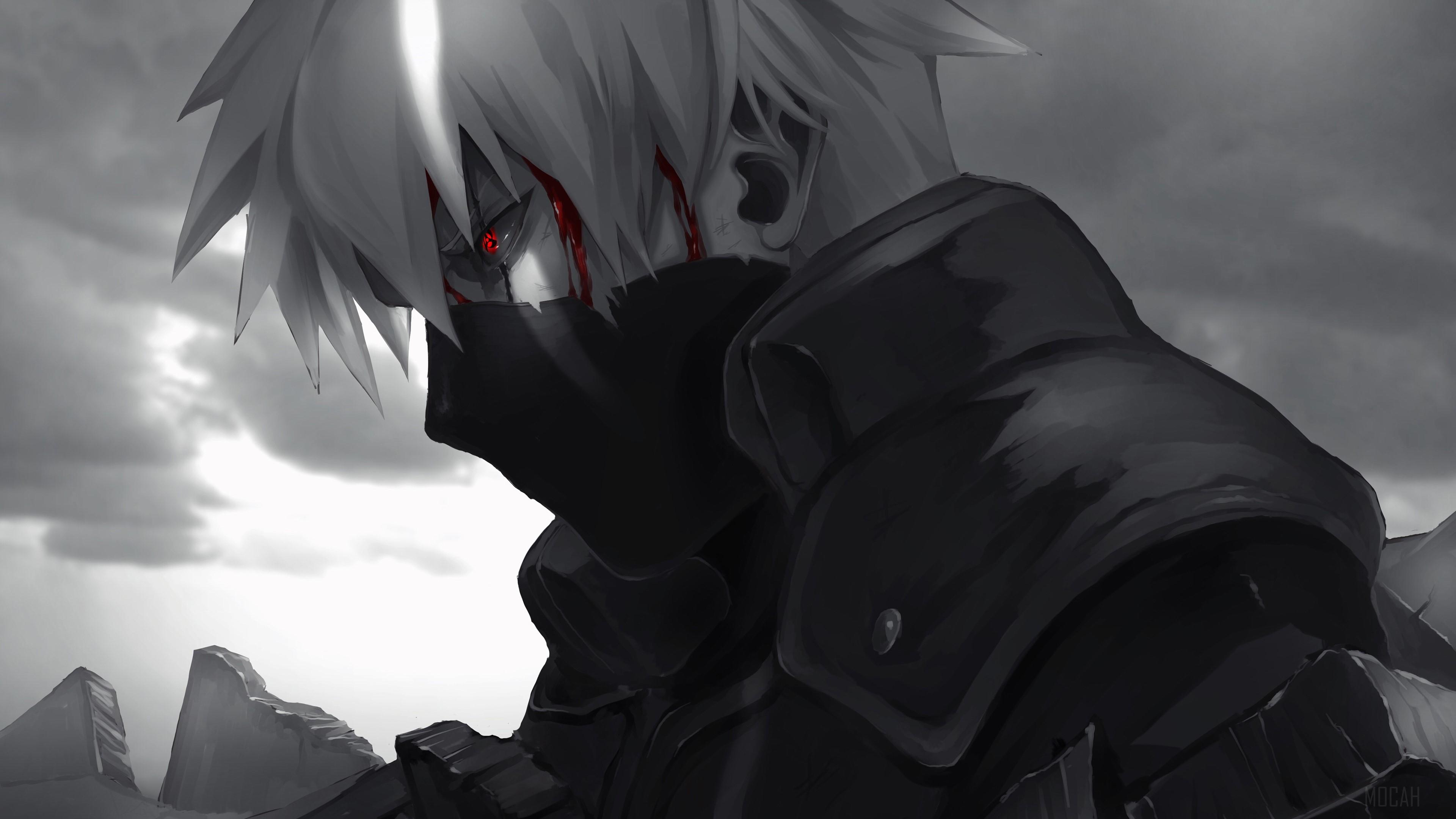 3840x2160 Kakashi Hatake, Sharingan, Naruto Anime, Anime 4k Gallery HD Wallpaper