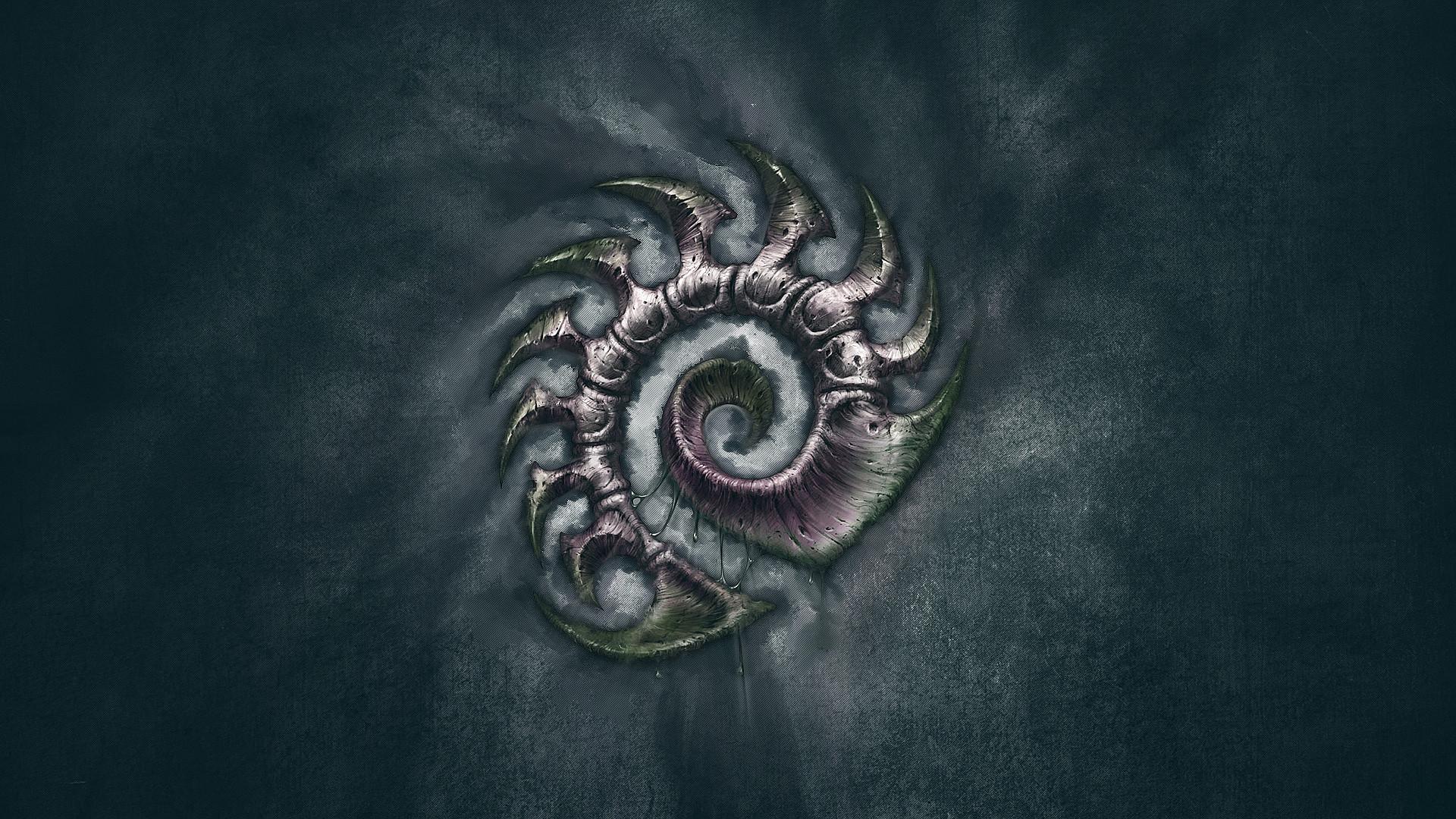 1920x1080 I tried to create a Zerg wallpaper, what do you think?