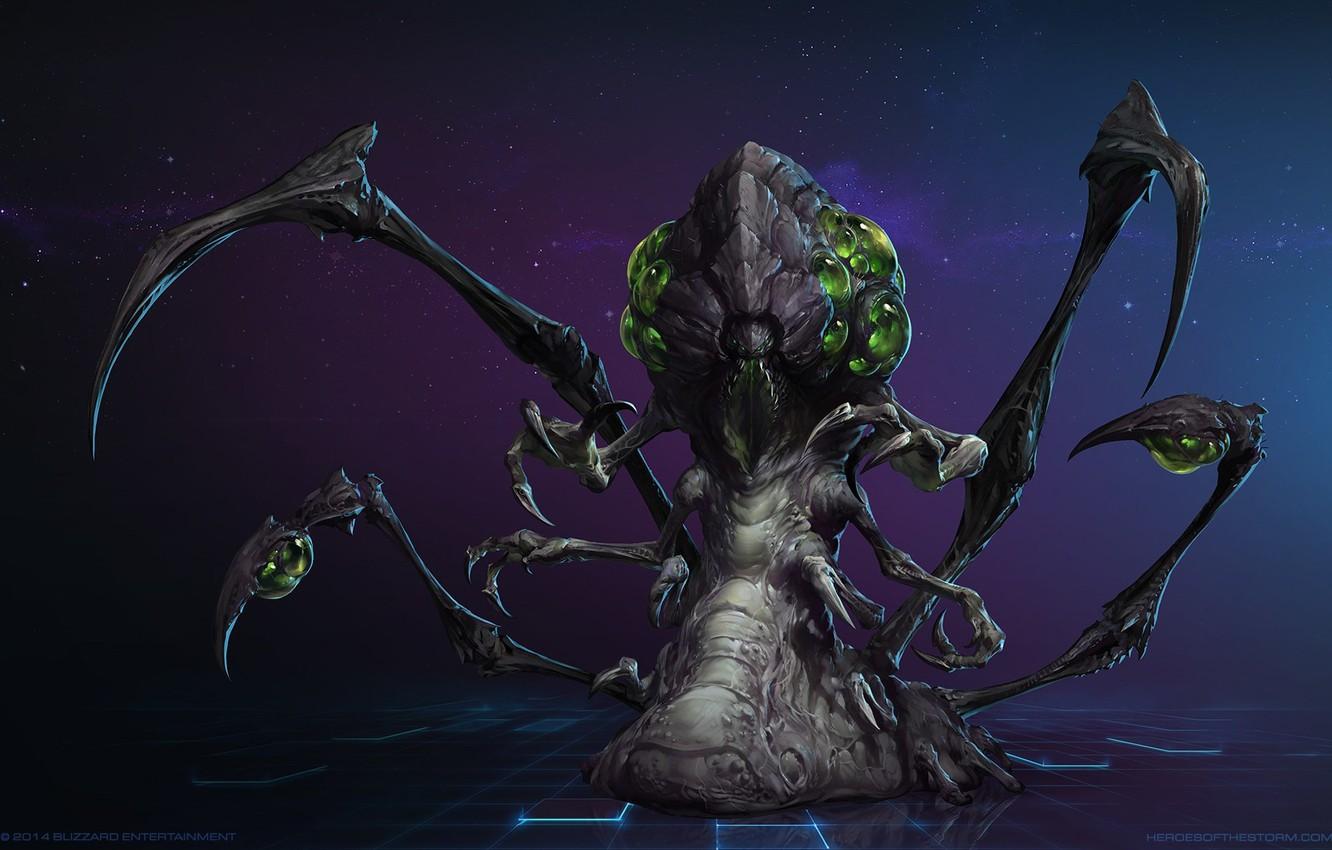 1332x850 Wallpaper Zerg, Blizzard, StarCraft 2 Heart of the swarm, heroes of the storm image for desktop, section игры