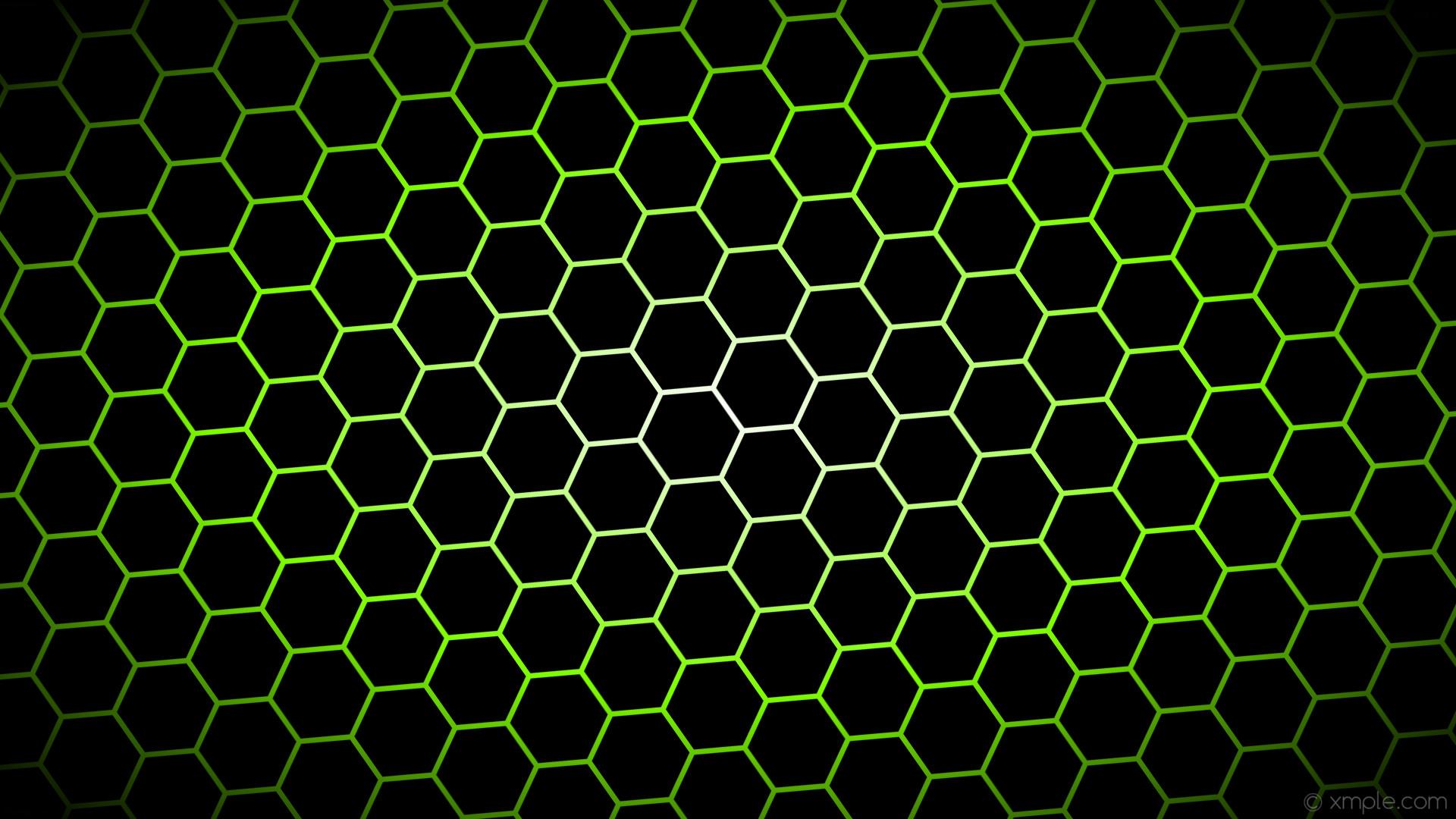1920x1080 wallpaper black hexagon glow gradient white green chartreuse #ffffff fff00 diagonal 35