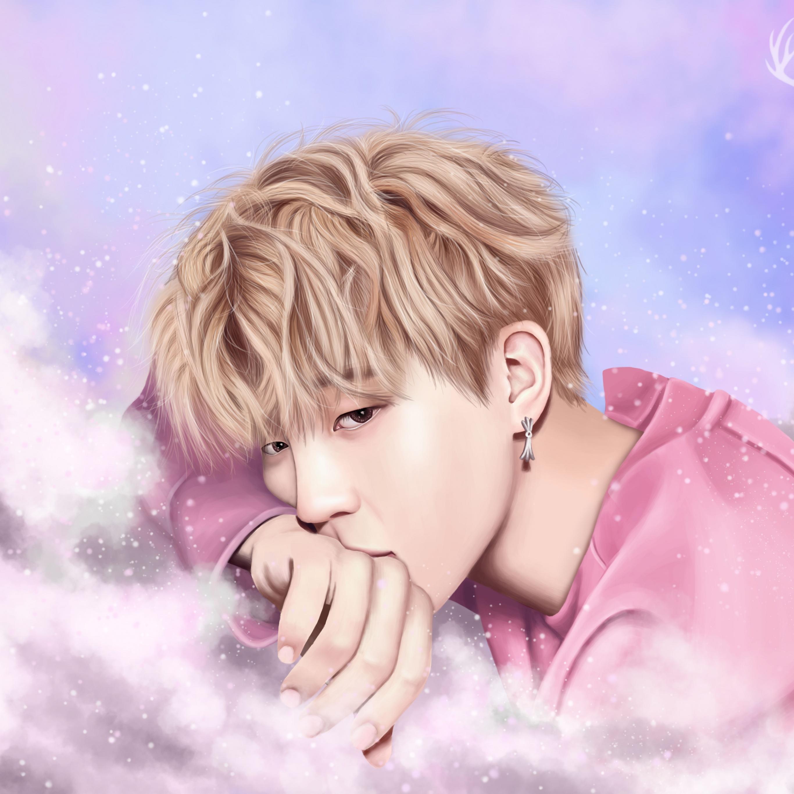 2732x2732 Jimin Wallpaper 4K, BTS, Music
