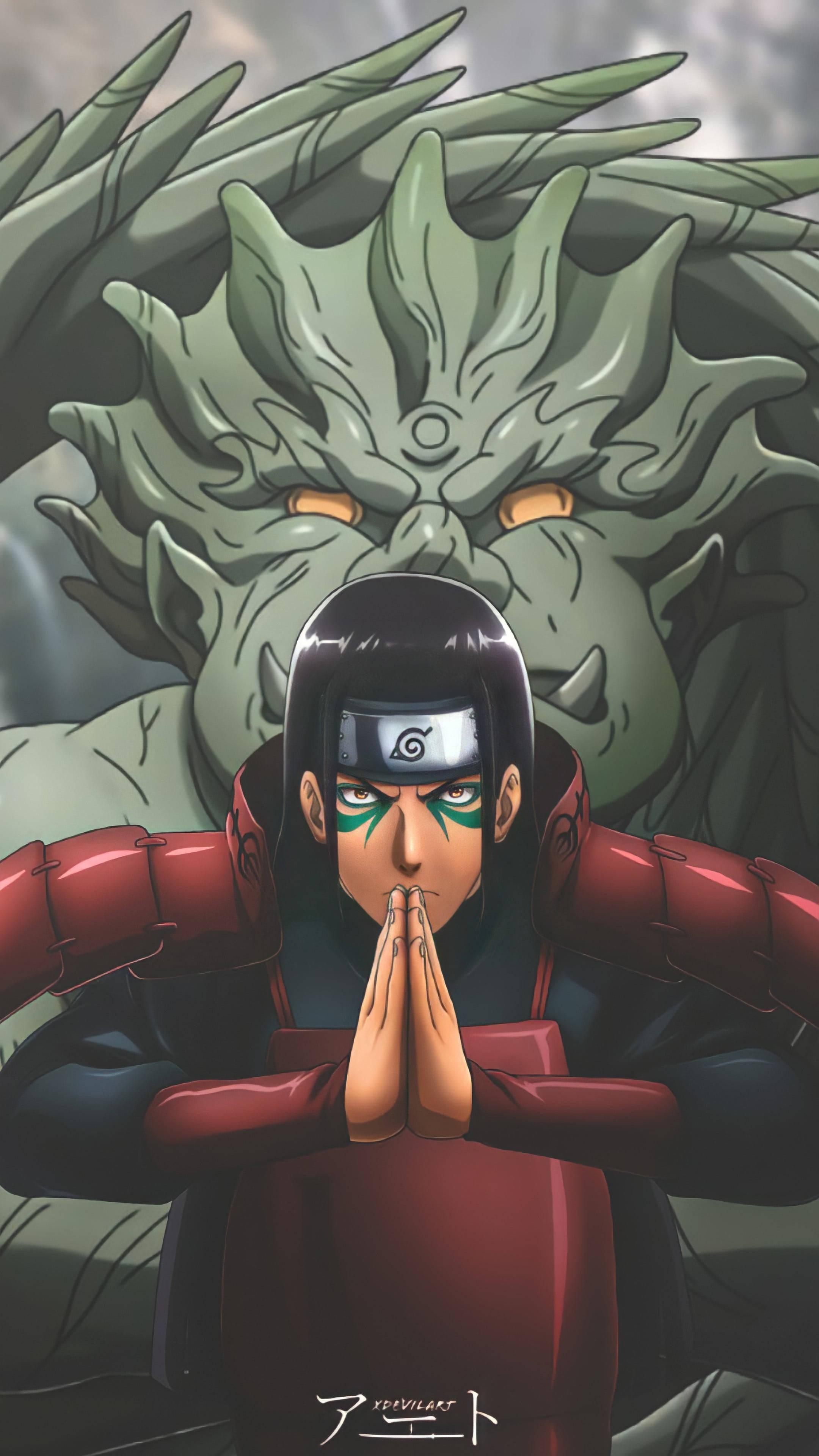 2160x3840 Download Hashirama Senju Dragon Wallpaper