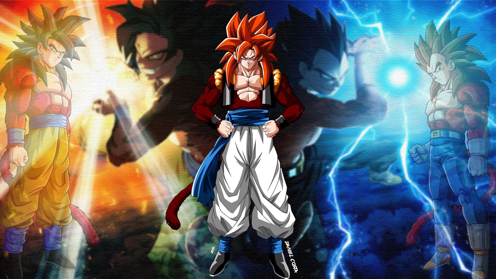 1920x1080 Dragon Ball Dragon Ball GT #Gogeta Son Goku #Vegeta P #wallpaper #hdwallpaper #desktop. Dragon ball gt, Goku, Dragon ball
