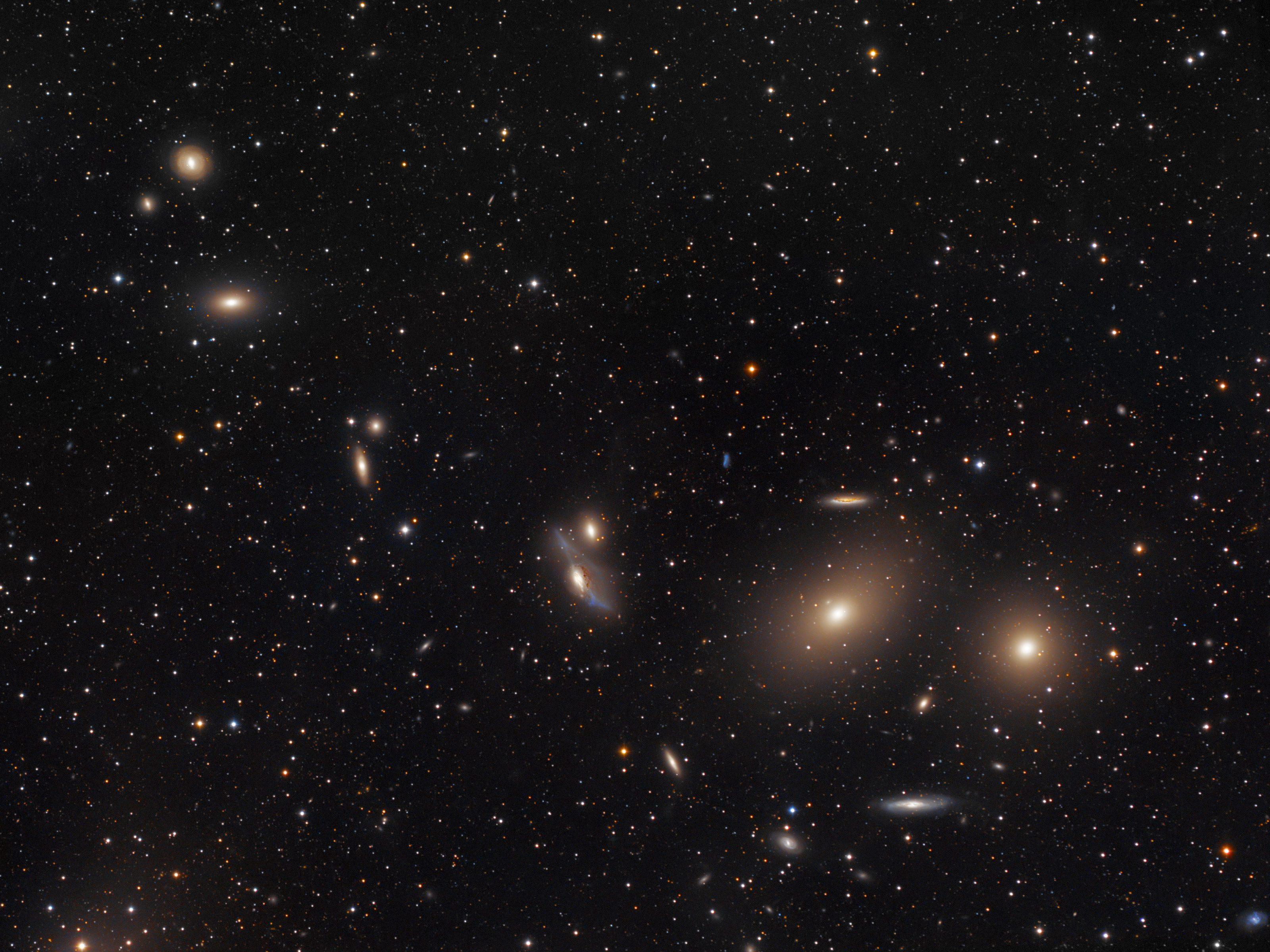 3200x2400 Markarian's Chain. Image and facts. BBC Sky at Night Magazine