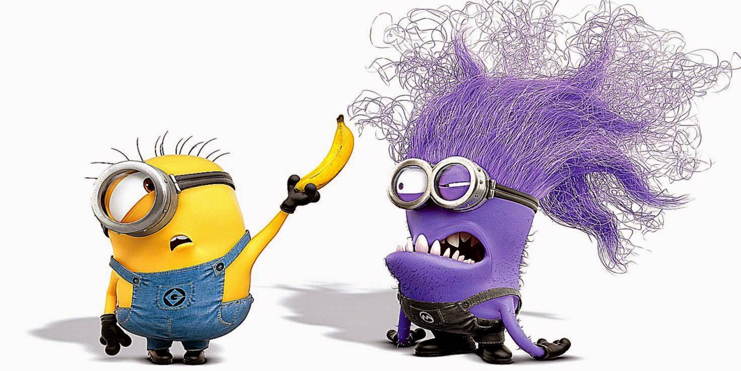 1472x738 Download Evil Minion And Banana Offering Wallpaper