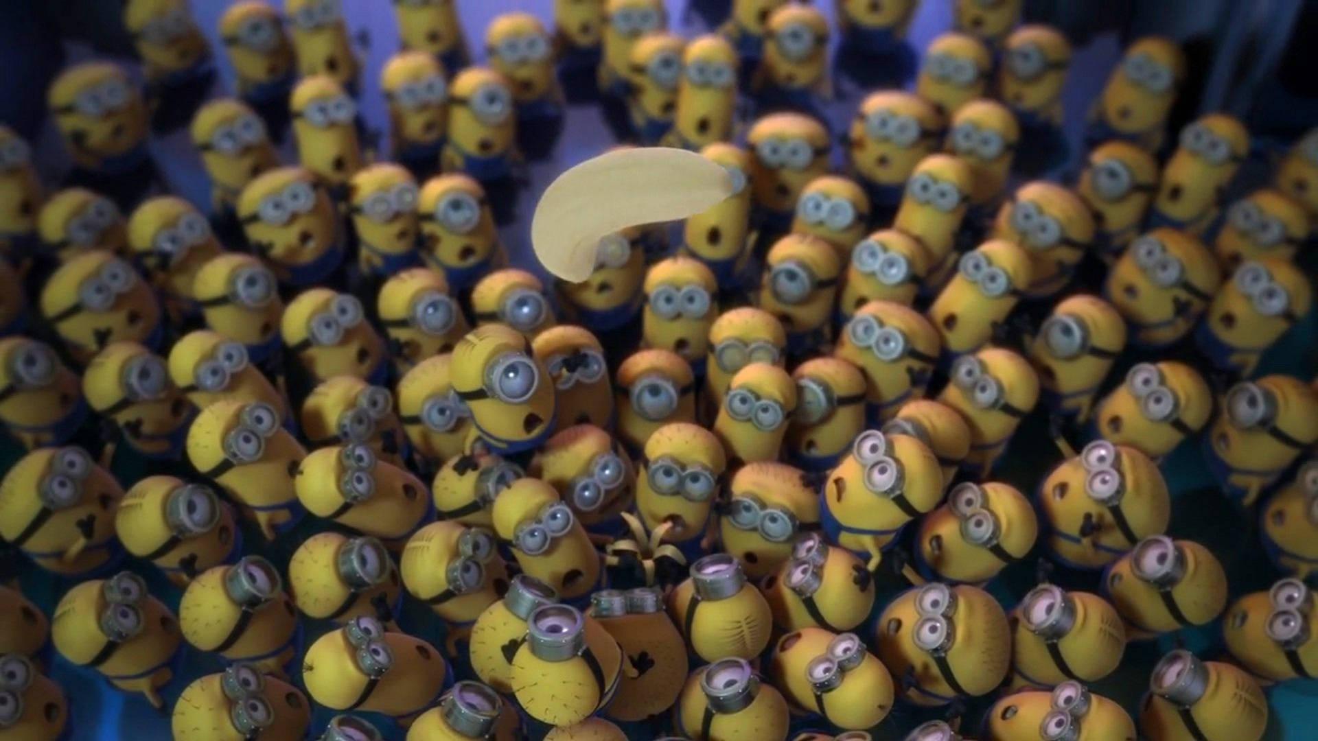 1920x1080 Download Banana Fruit And Minion Desktop Wallpaper