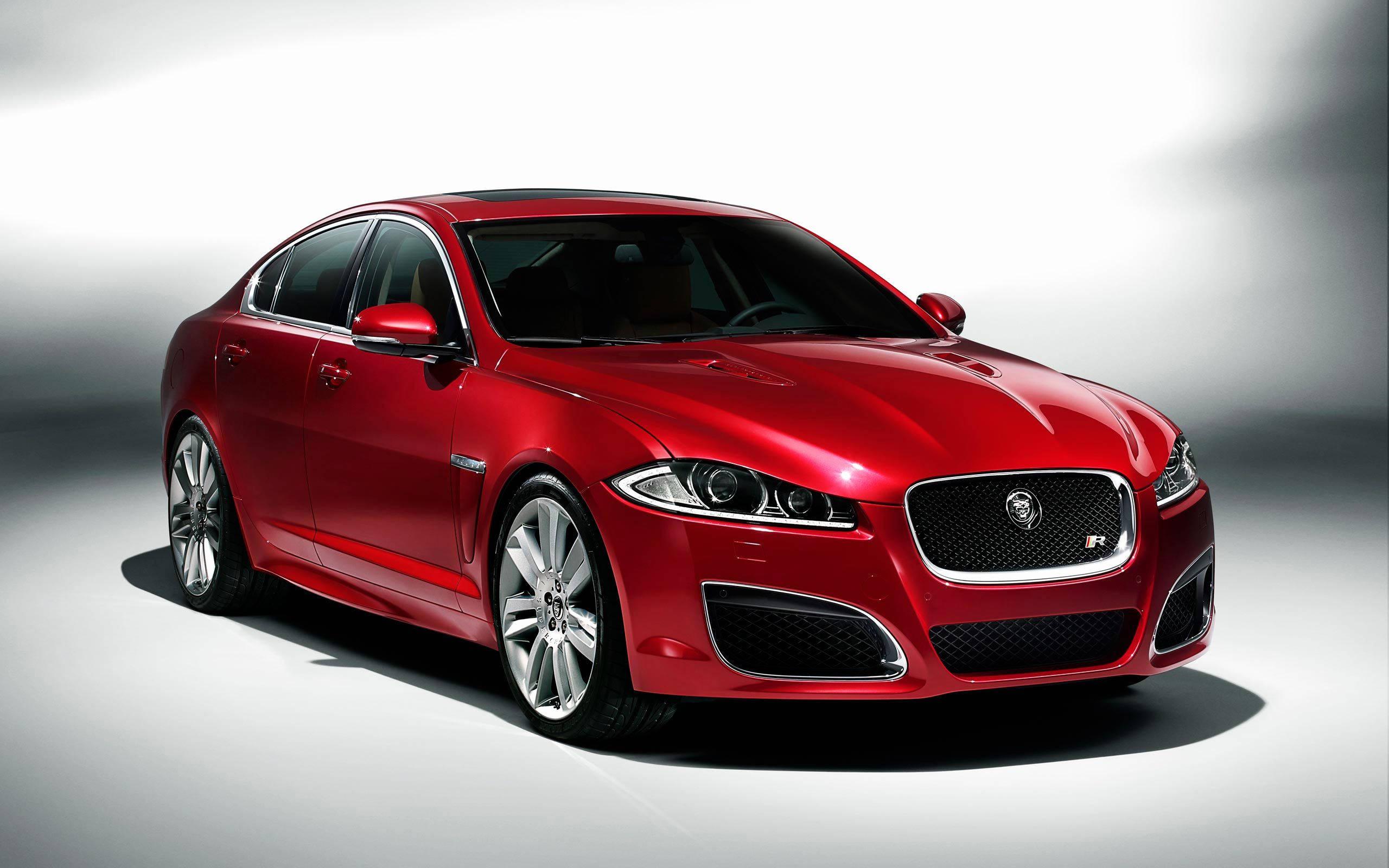 2560x1600 Download Shiny Hot Red Jaguar Car Wallpaper