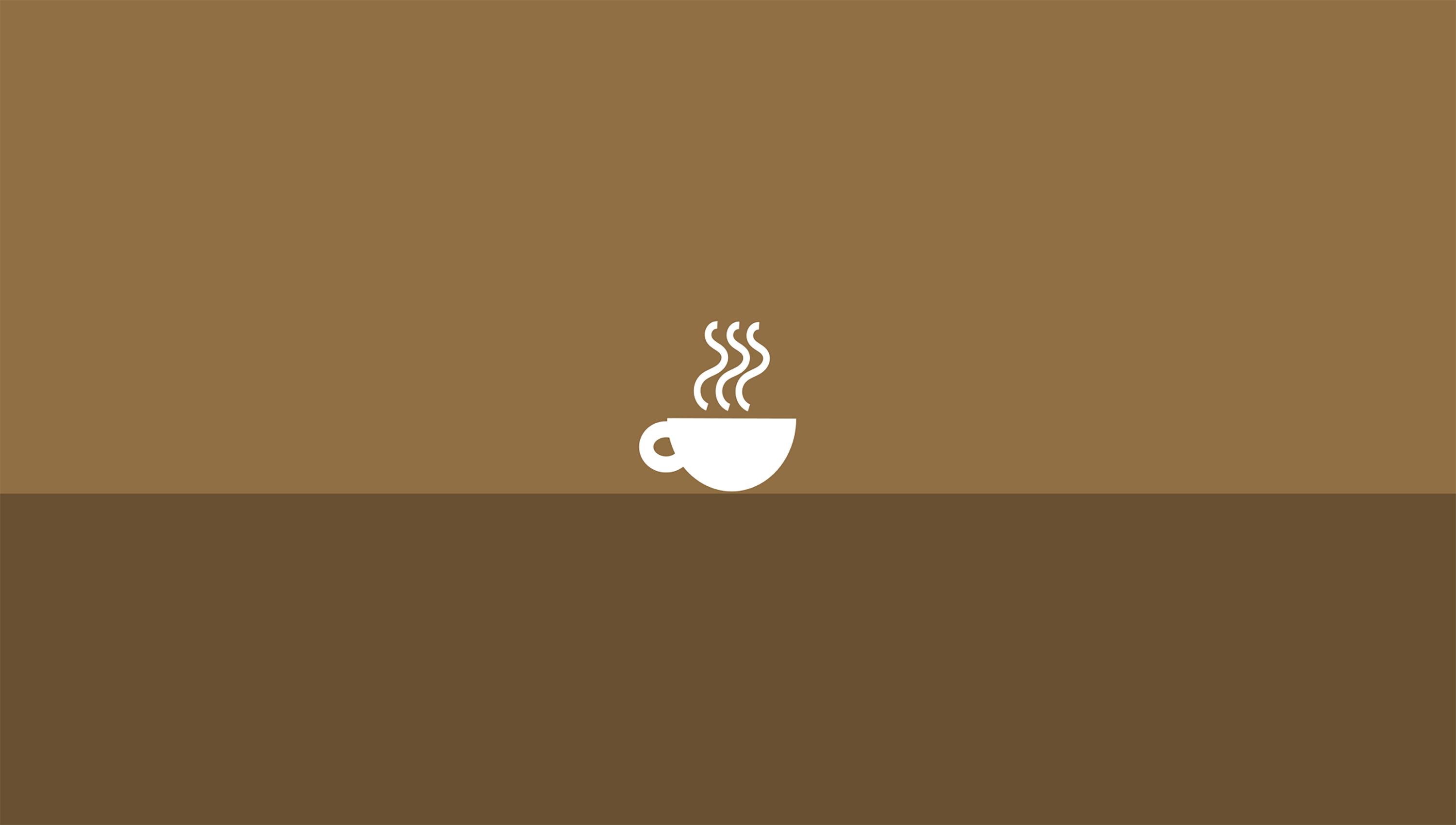 3000x1700 Coffee, Artistic, Minimalist Gallery HD Wallpaper