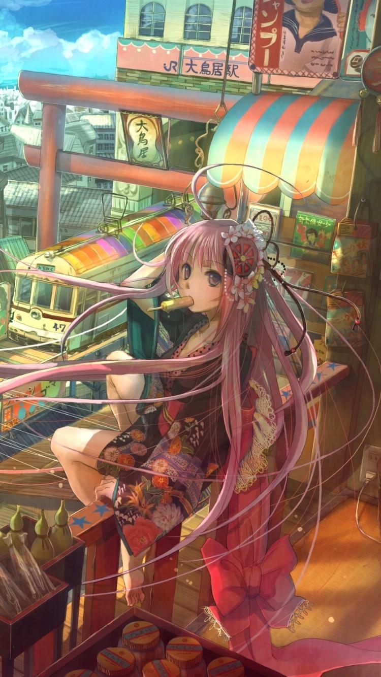 750x1334 Wallpaper / Anime Girl Phone Wallpaper, , 750x1334 free download