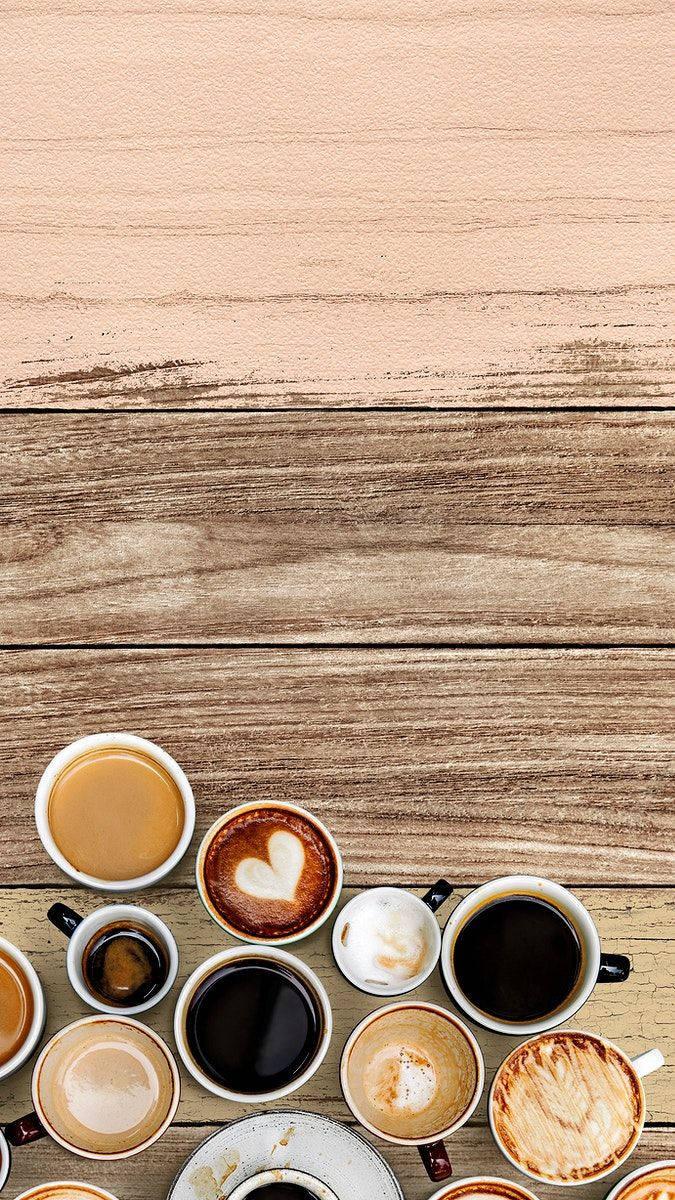675x1200 Download Different Cups Of Coffee Aesthetic Wallpaper