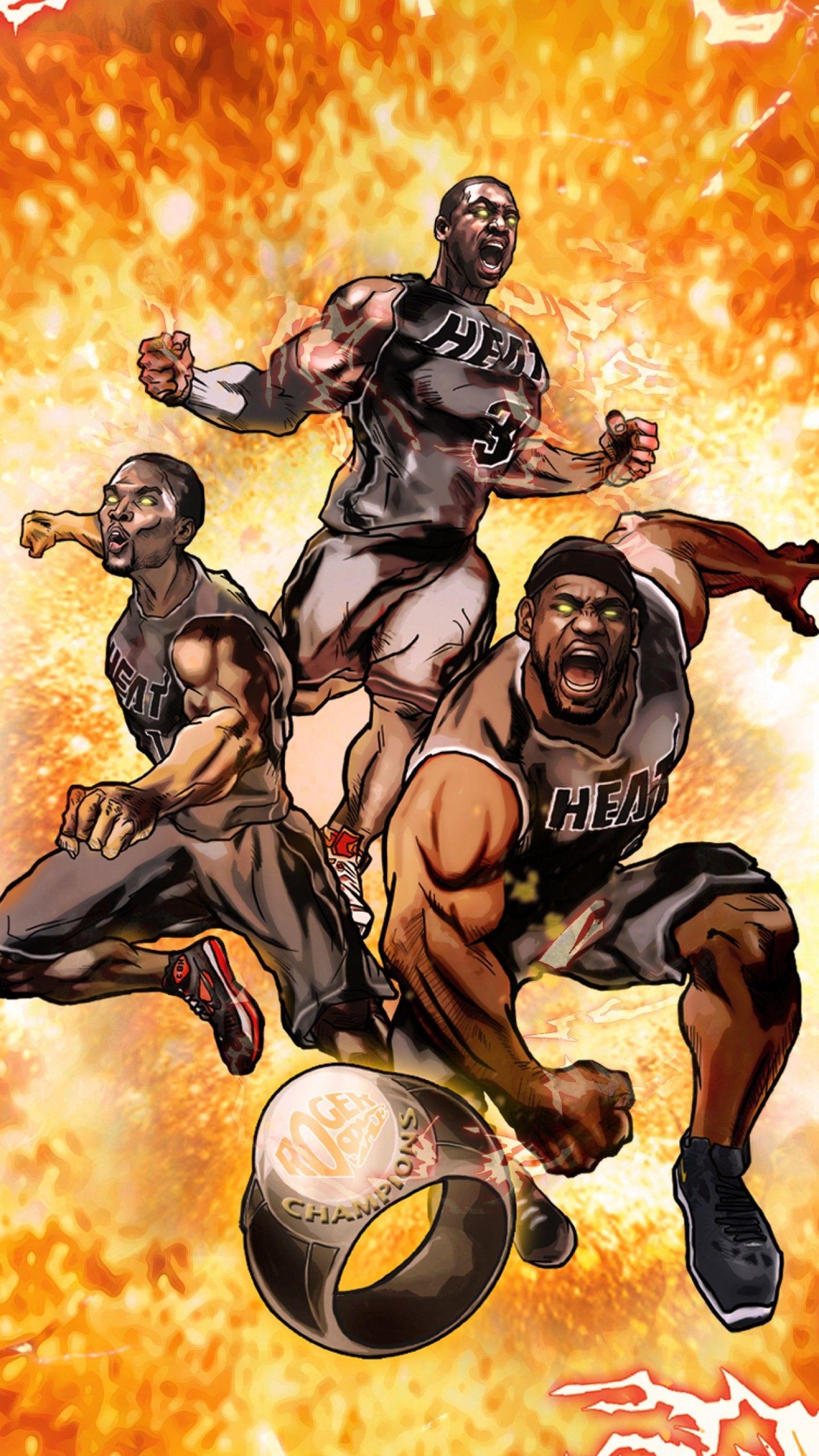 1440x2560 NBA Cartoon Wallpaper and Background 4K, HD, Dual Screen