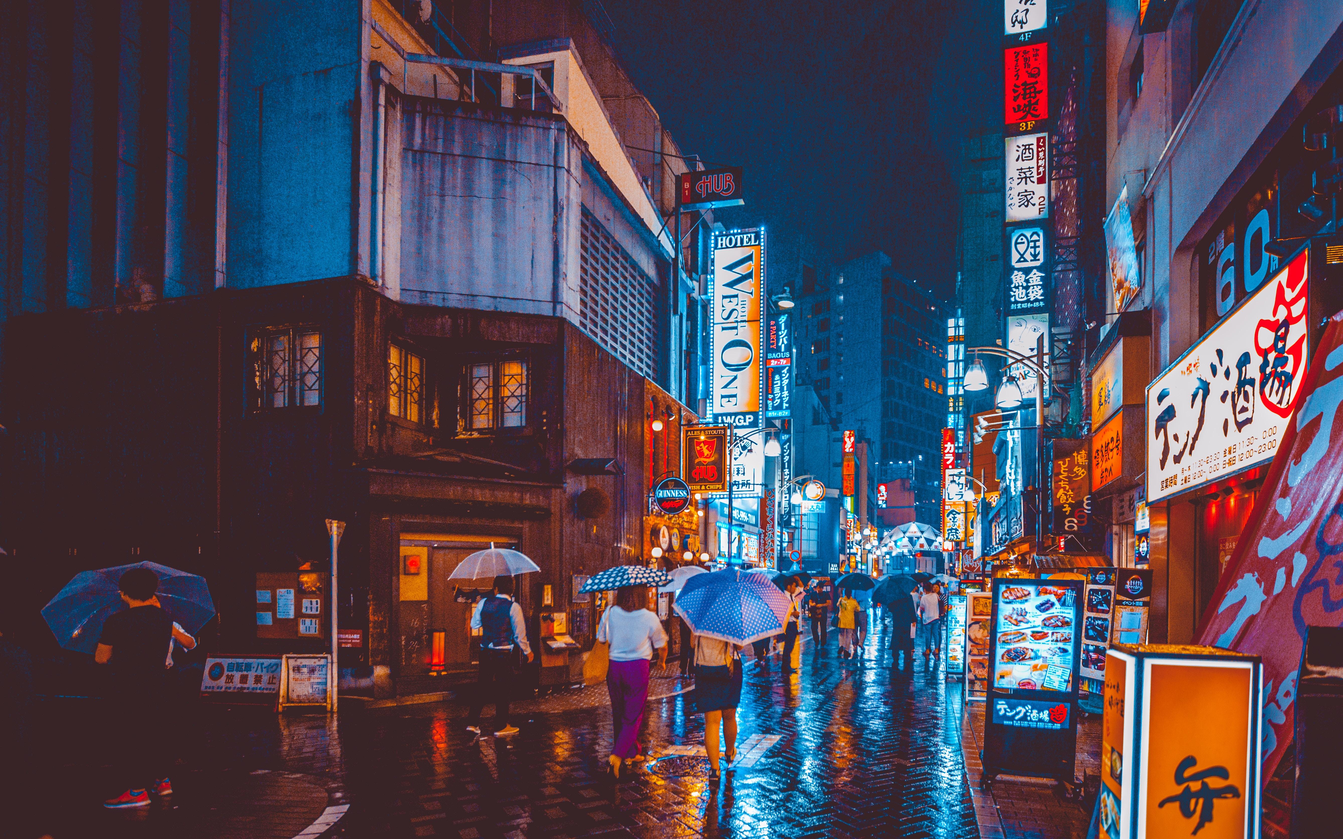 5355x3347 1920x1080 Japan, Tokyo, Street, Road, Urban landscape wallpaper JPG Gallery HD Wallpaper