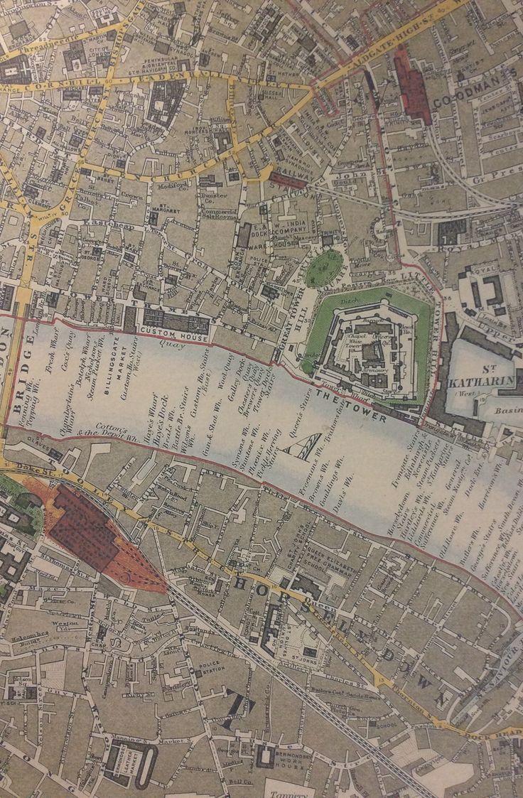 736x1123 Hamilton Weston Wallpaper Map. London map, City photo, Wallpaper