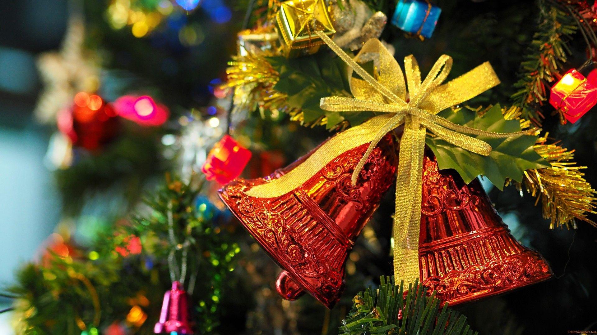 1920x1080 Merry Christmas And Christmas Bells wallpaper