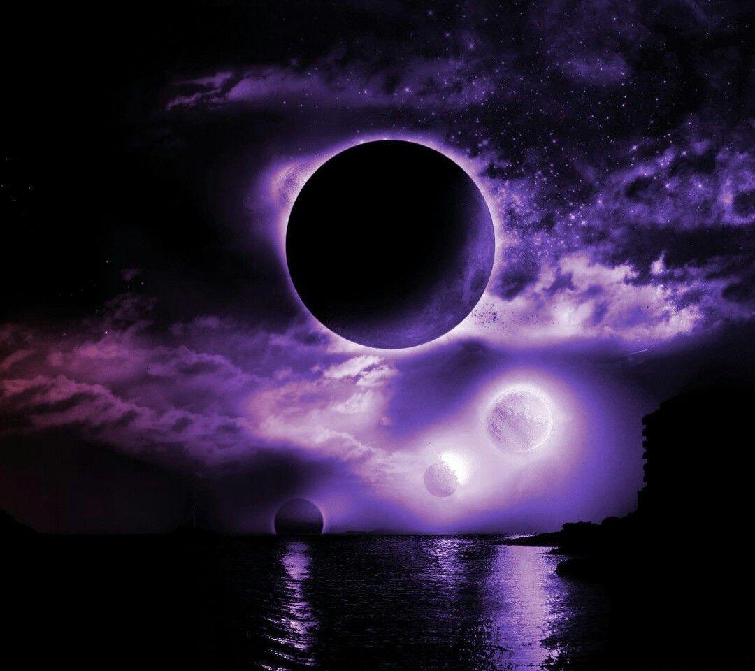 Purple Solar Eclipse Wallpapers - Top Free Purple Solar Eclipse