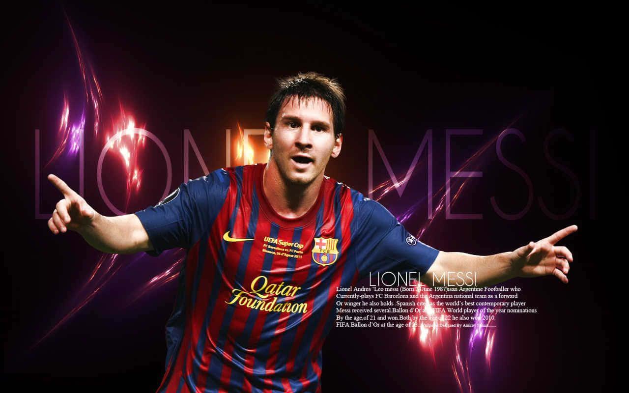 1280x800 Download Image Cool Lionel Messi Dribbling Wallpaper