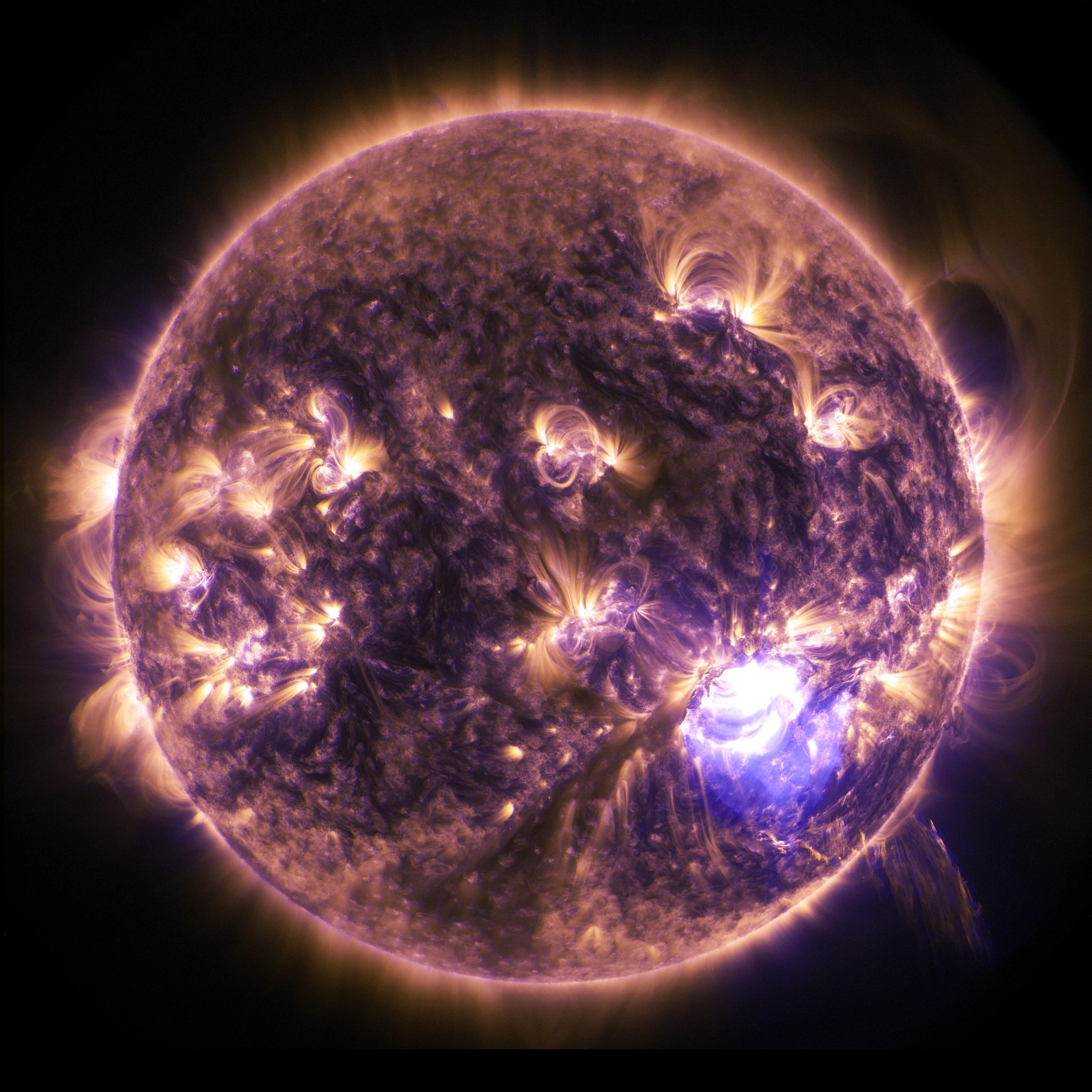 4096x4096 Purple and Brown Colored Planet · Free