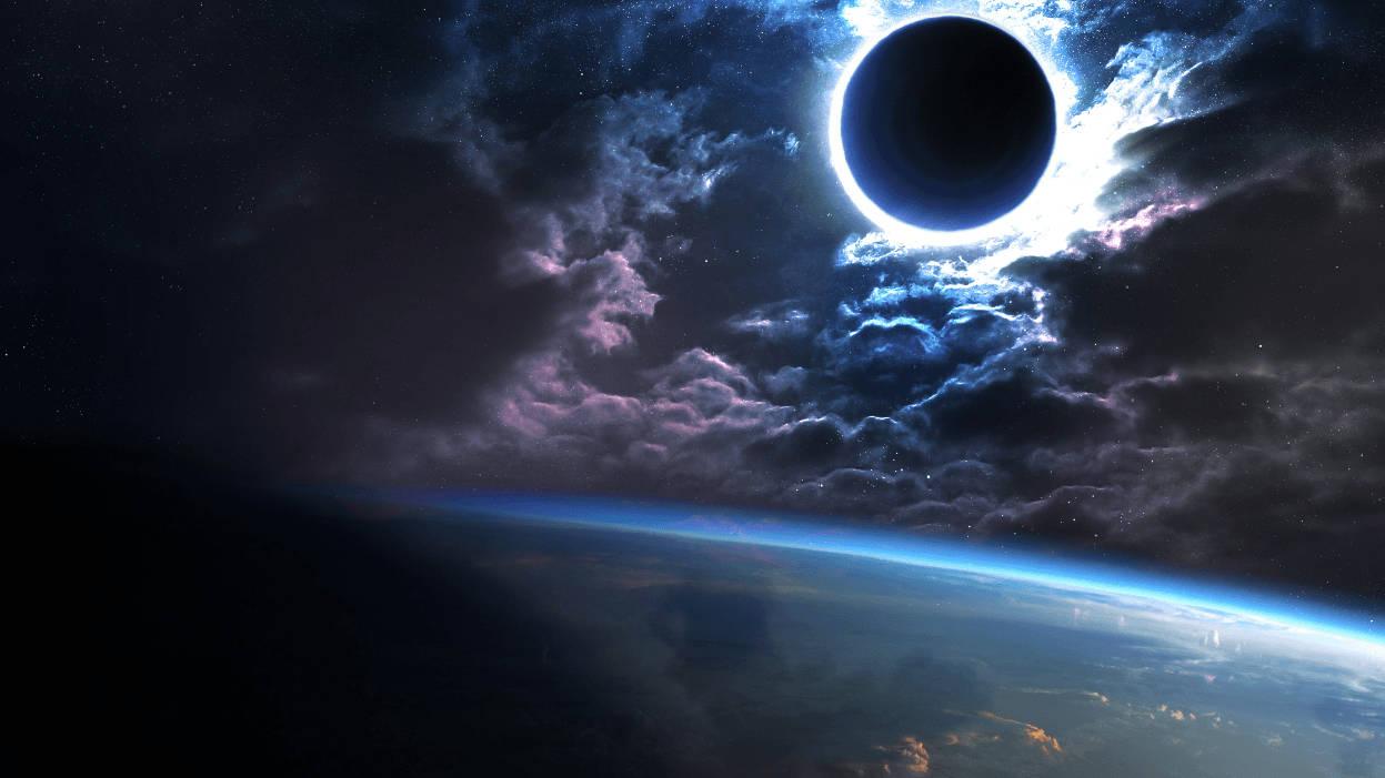 Purple Solar Eclipse Wallpapers - Top Free Purple Solar Eclipse