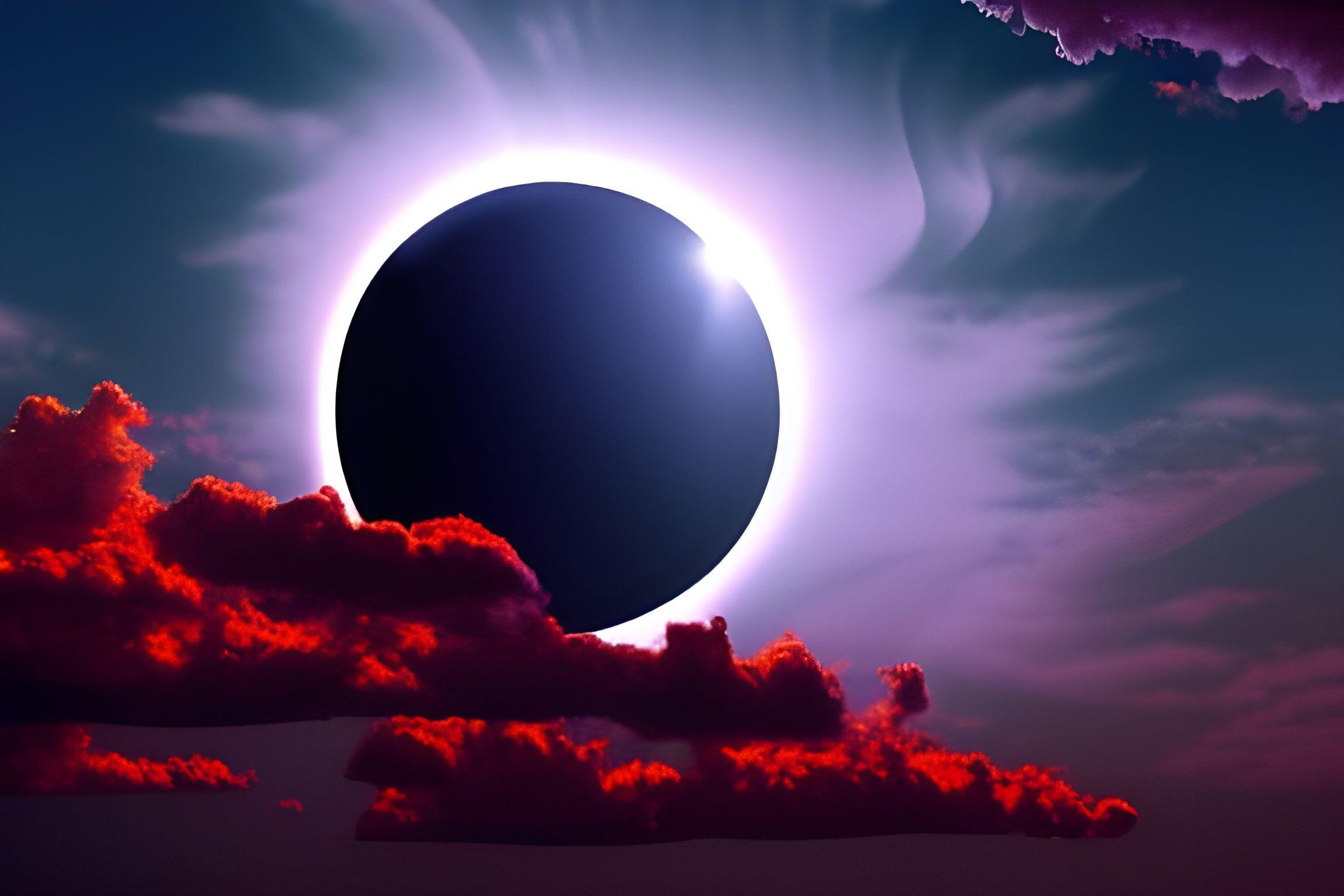 Purple Solar Eclipse Wallpapers - Top Free Purple Solar Eclipse