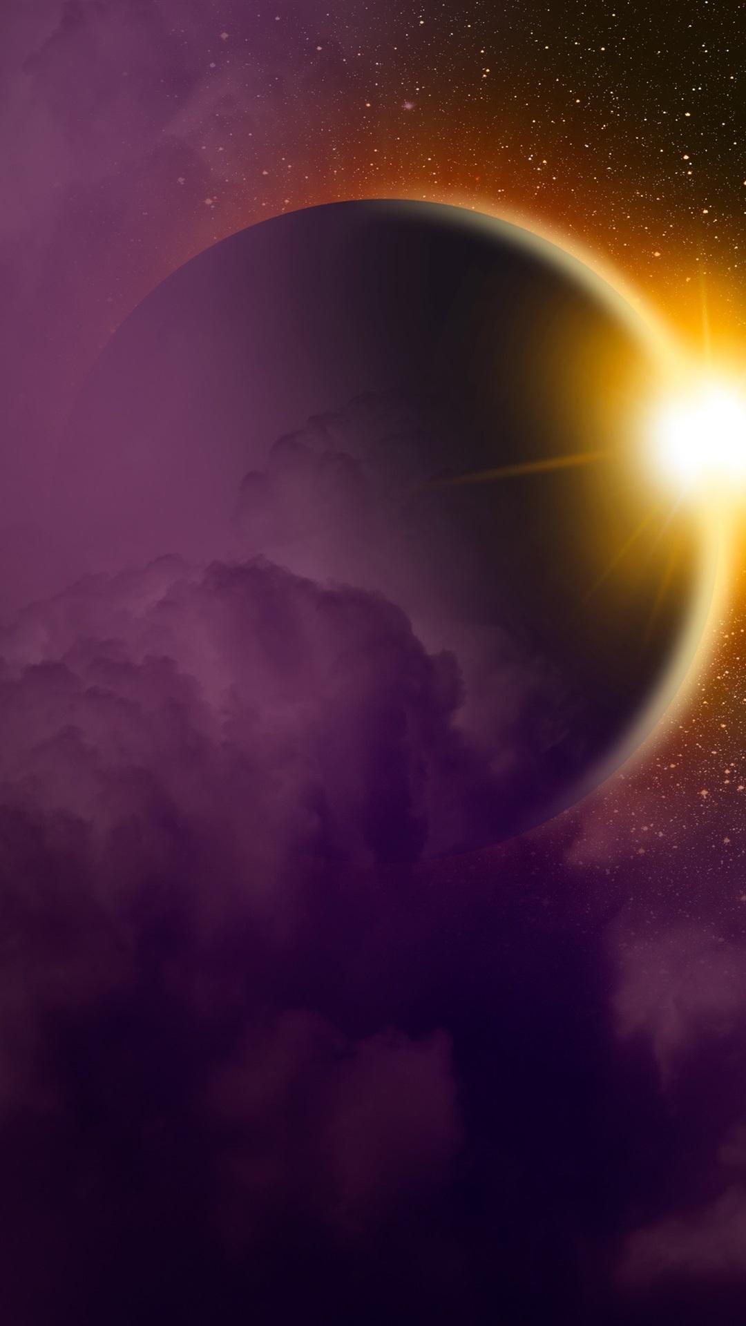 Purple Solar Eclipse Wallpapers - Top Free Purple Solar Eclipse