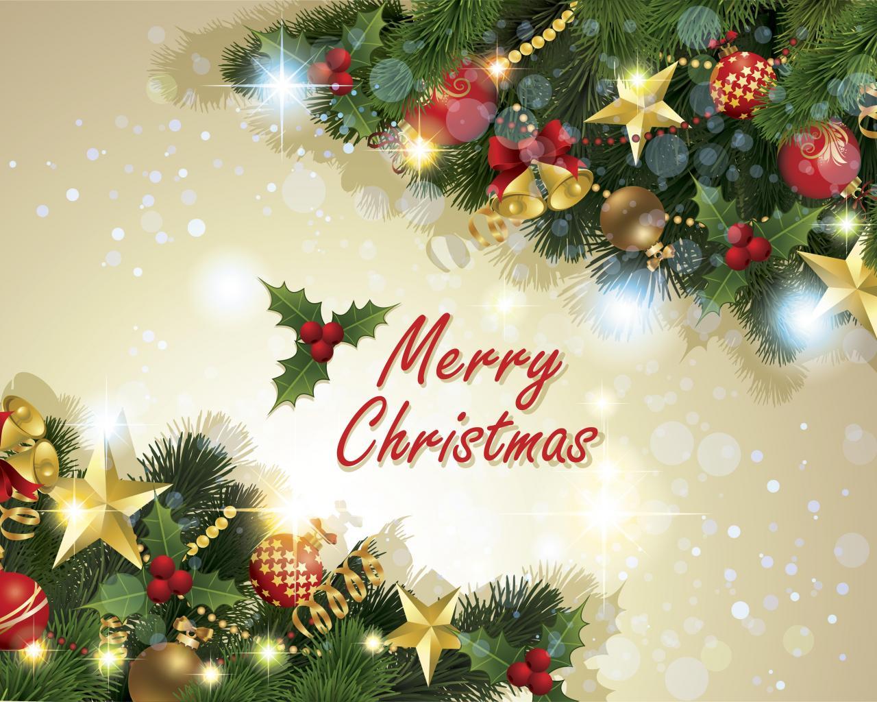 1280x1024 Lovely Christmas Bell wallpaperx1024