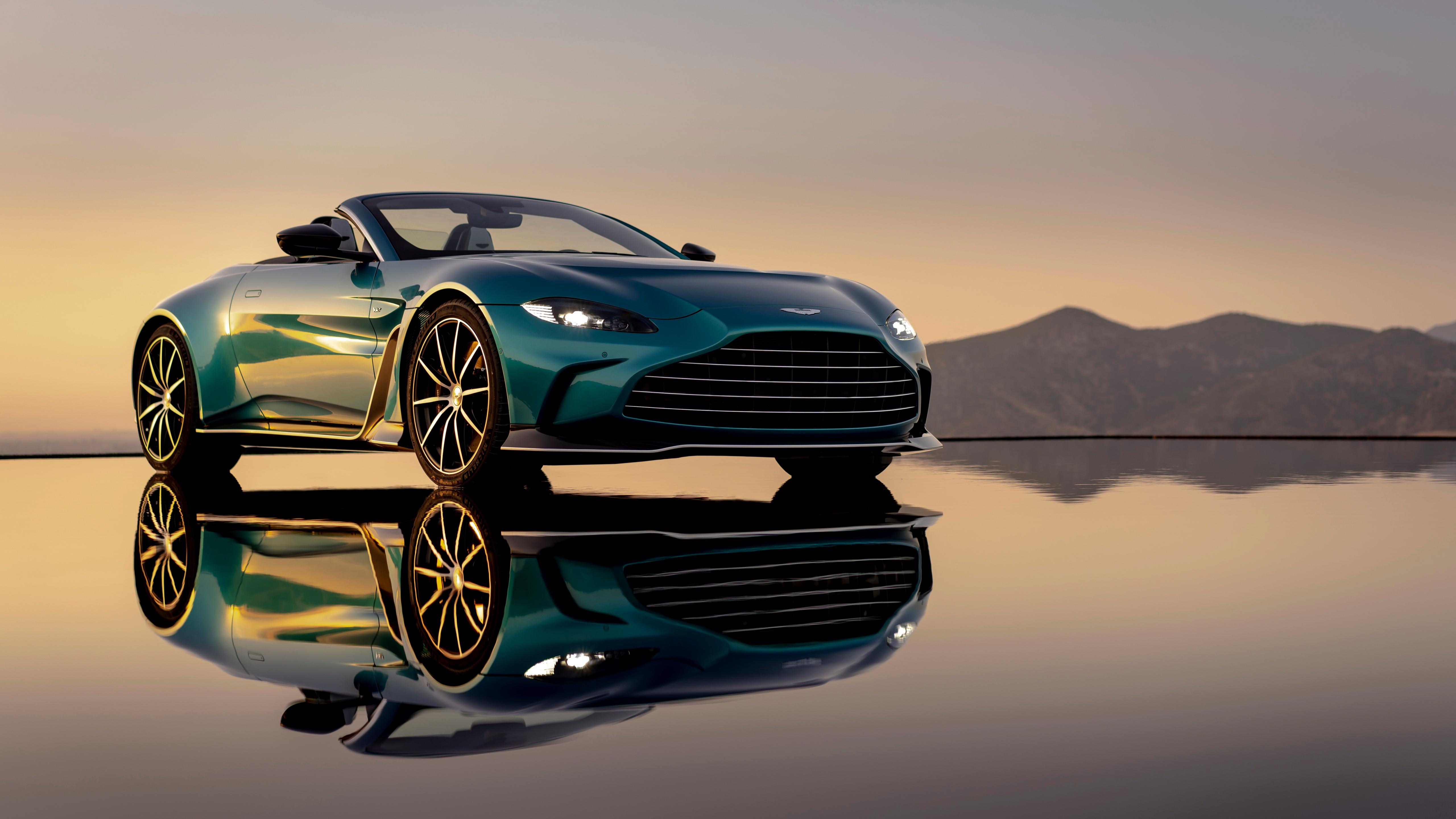 5120x2880 Aston Martin V12 Vantage Roadster Wallpaper 4K, Supercars, 5K, 8K, Cars