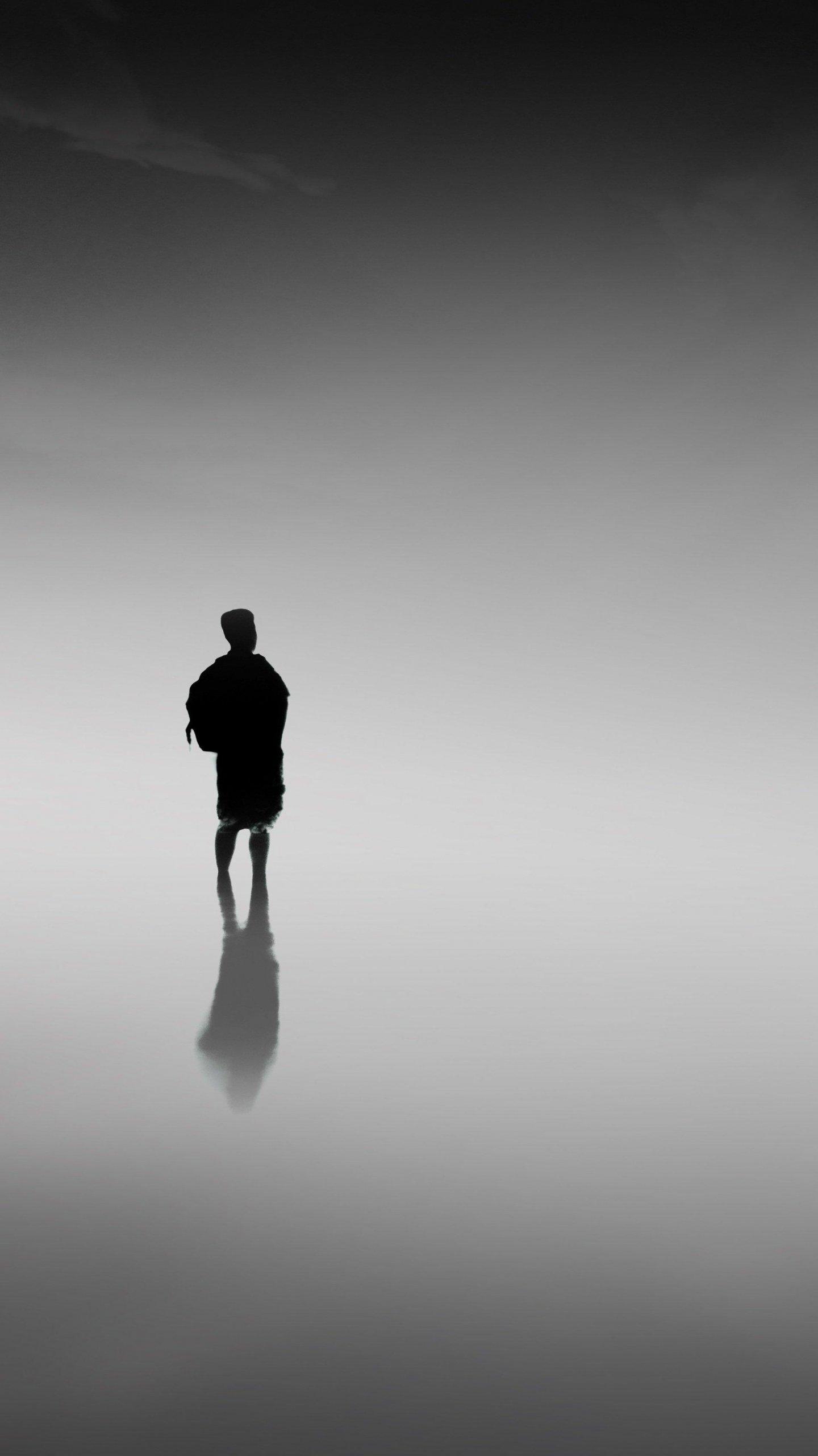 1440x2560 Solo Figure Silhouette Wallpaper, Android & Desktop Background