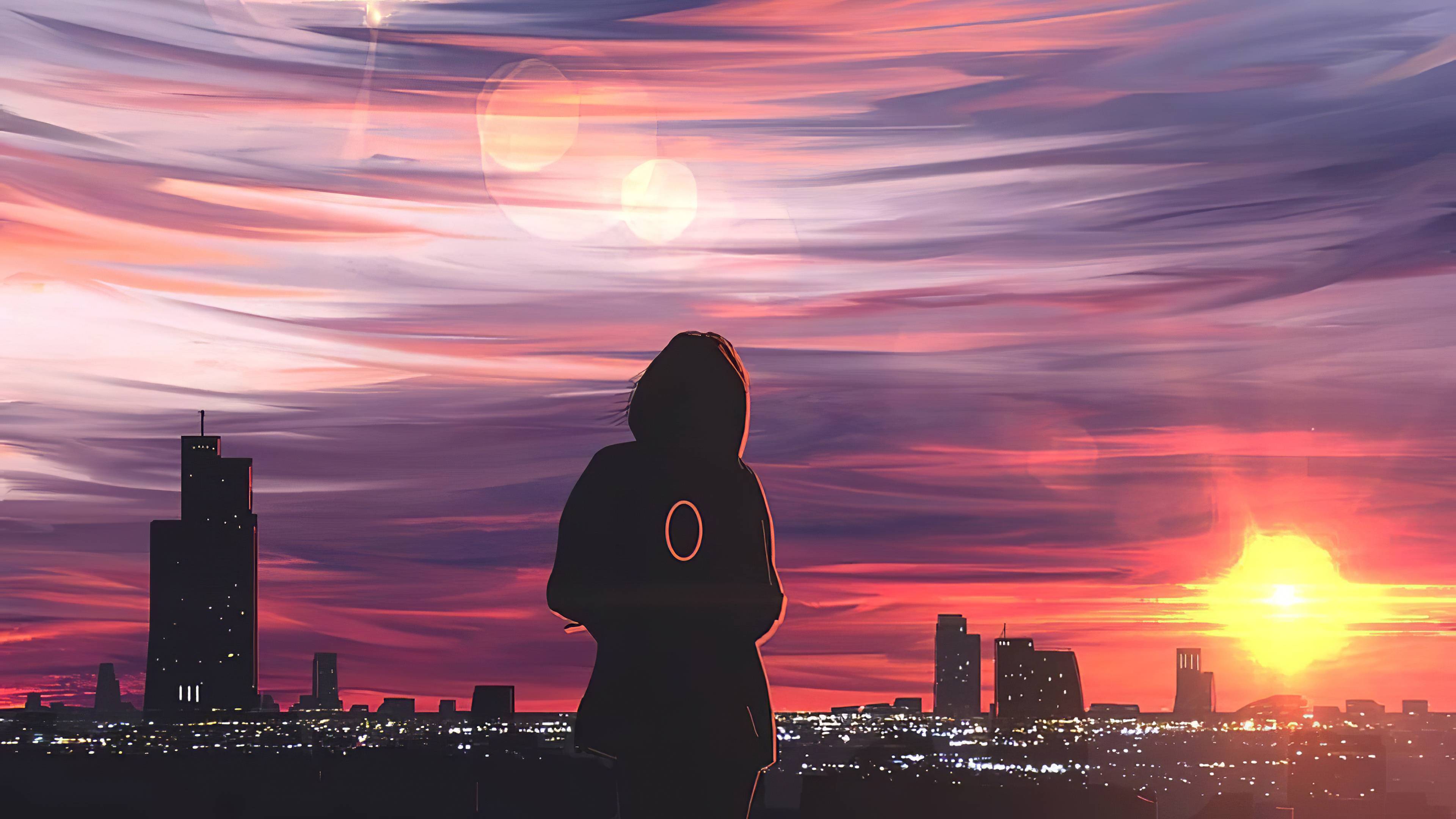 3840x2160 Loving Person Silhouette 4k, HD Artist, 4k Wallpaper, Image, Background, Photo and Picture