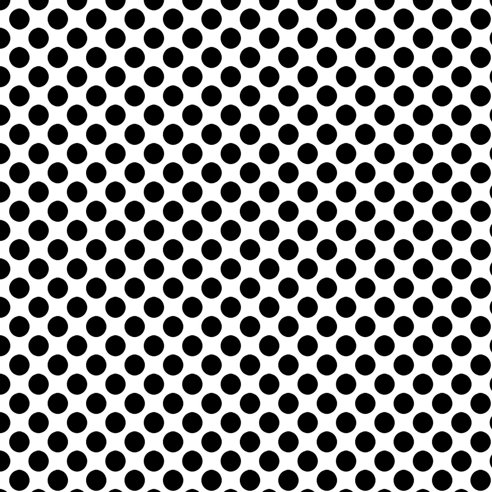 1600x1600 Black and White Dot Wallpaper
