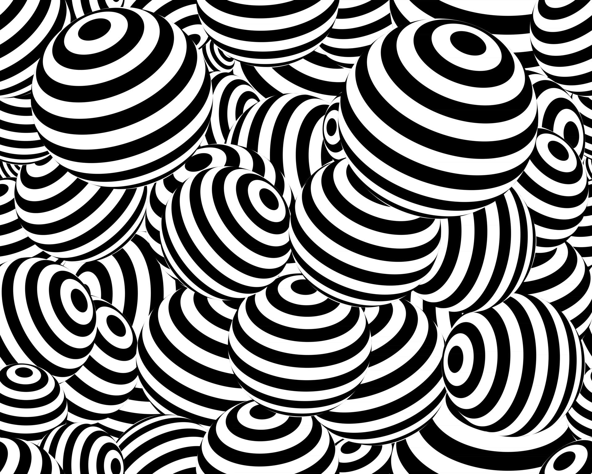 1920x1536 Abstract geometric pattern. Vector seamless black and white circle background. Irregular shapes. Modern stylish dot texture. Trendy print. Swatch. For print, wrapping paper, wallpaper, textile, fabric