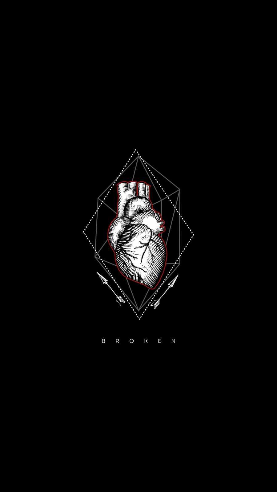 900x1600 Broken Heart IPhone Wallpaper Wallpaper : iPhone Wallpaper