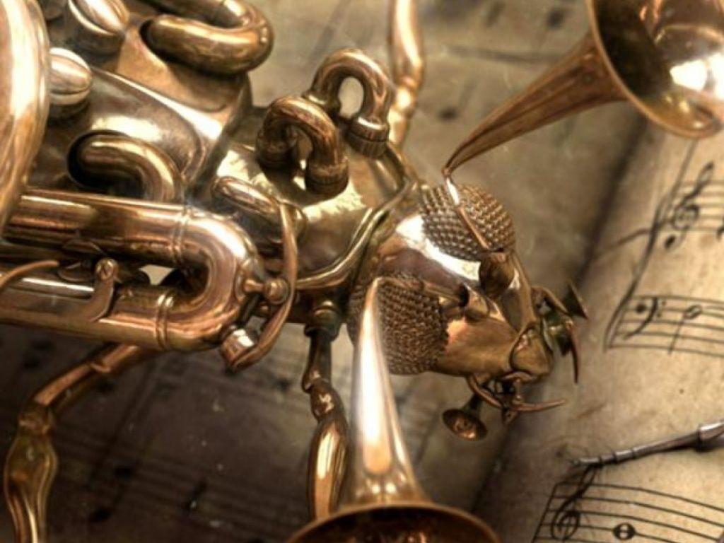 1024x768 Download 1024x768 Wallpaper Brass Instrument, Ipod Touch, Steampunk