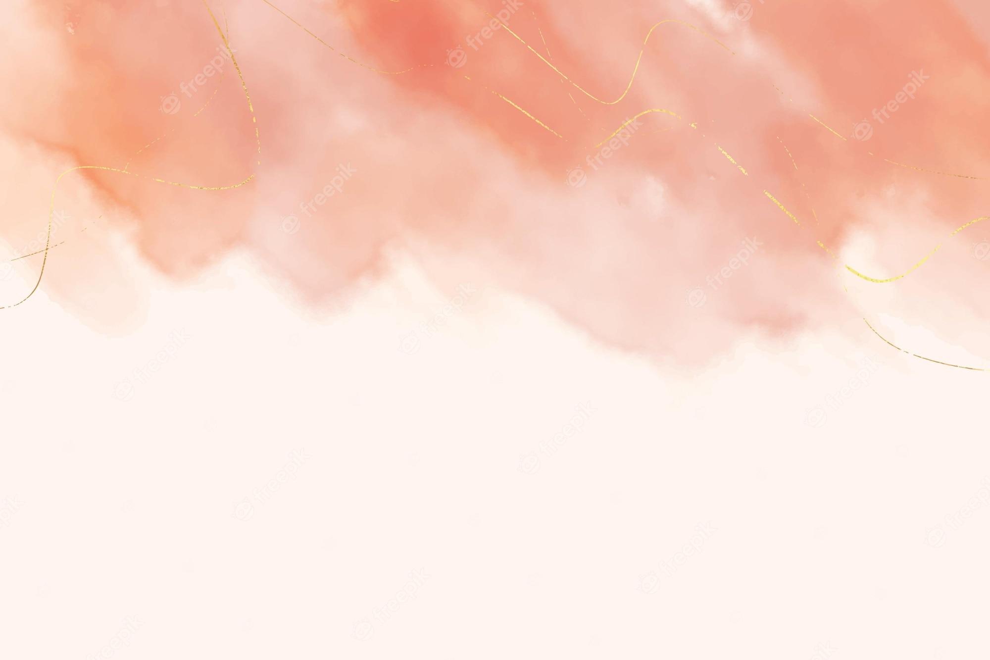 Peach Abstract Watercolor Wallpapers - Top Free Peach Abstract